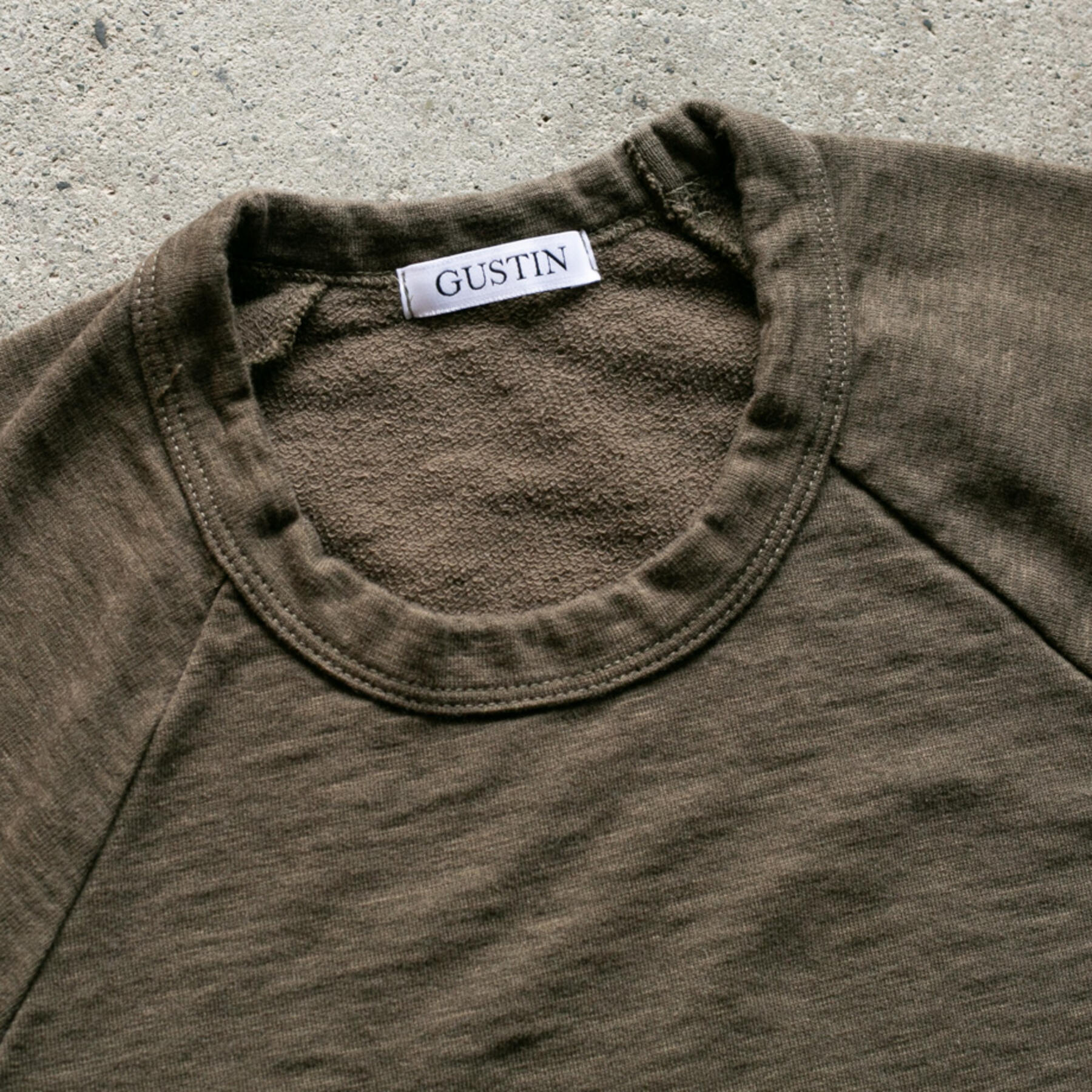 gustin japan raglan t-shirt - olive