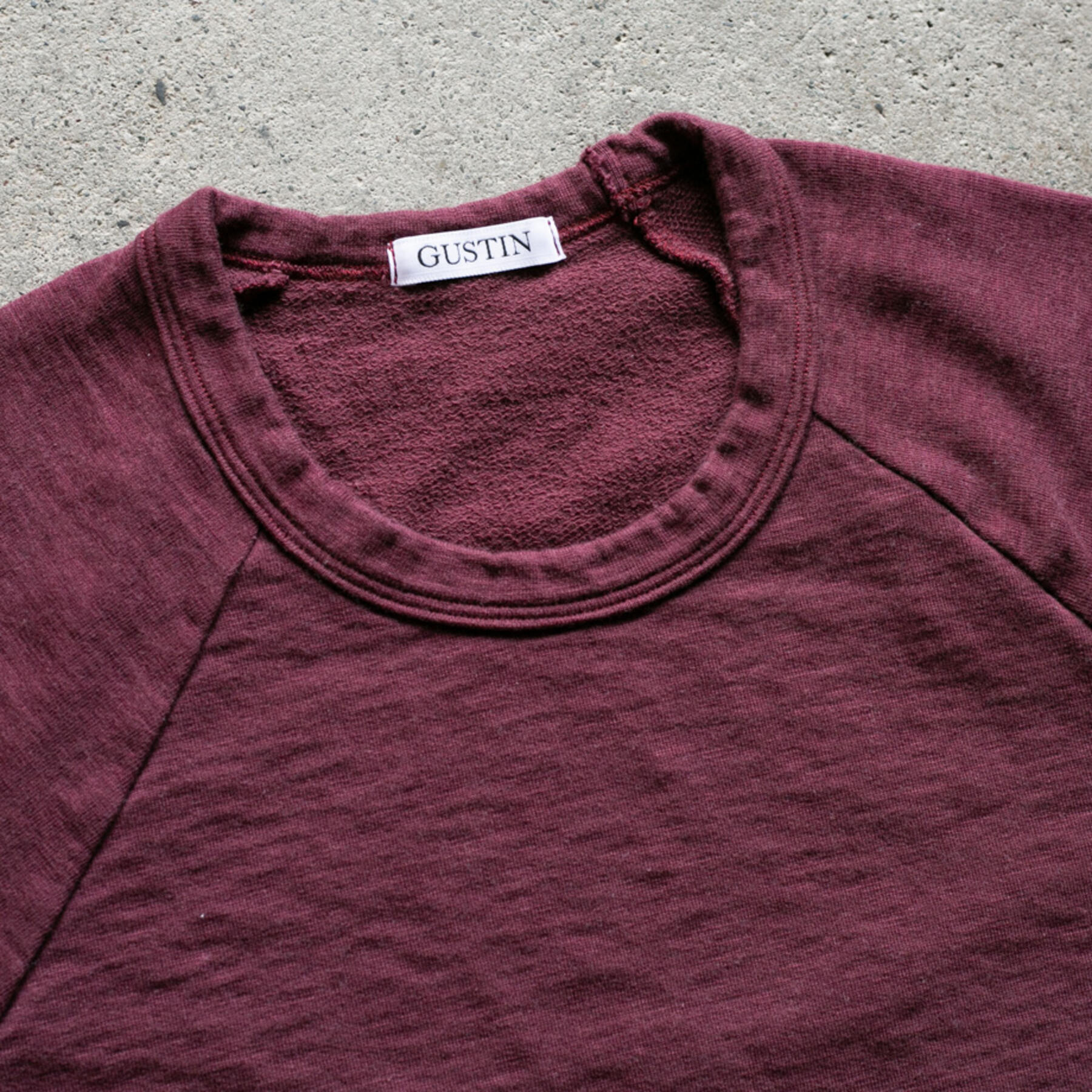gustin japan raglan t-shirt - crimson