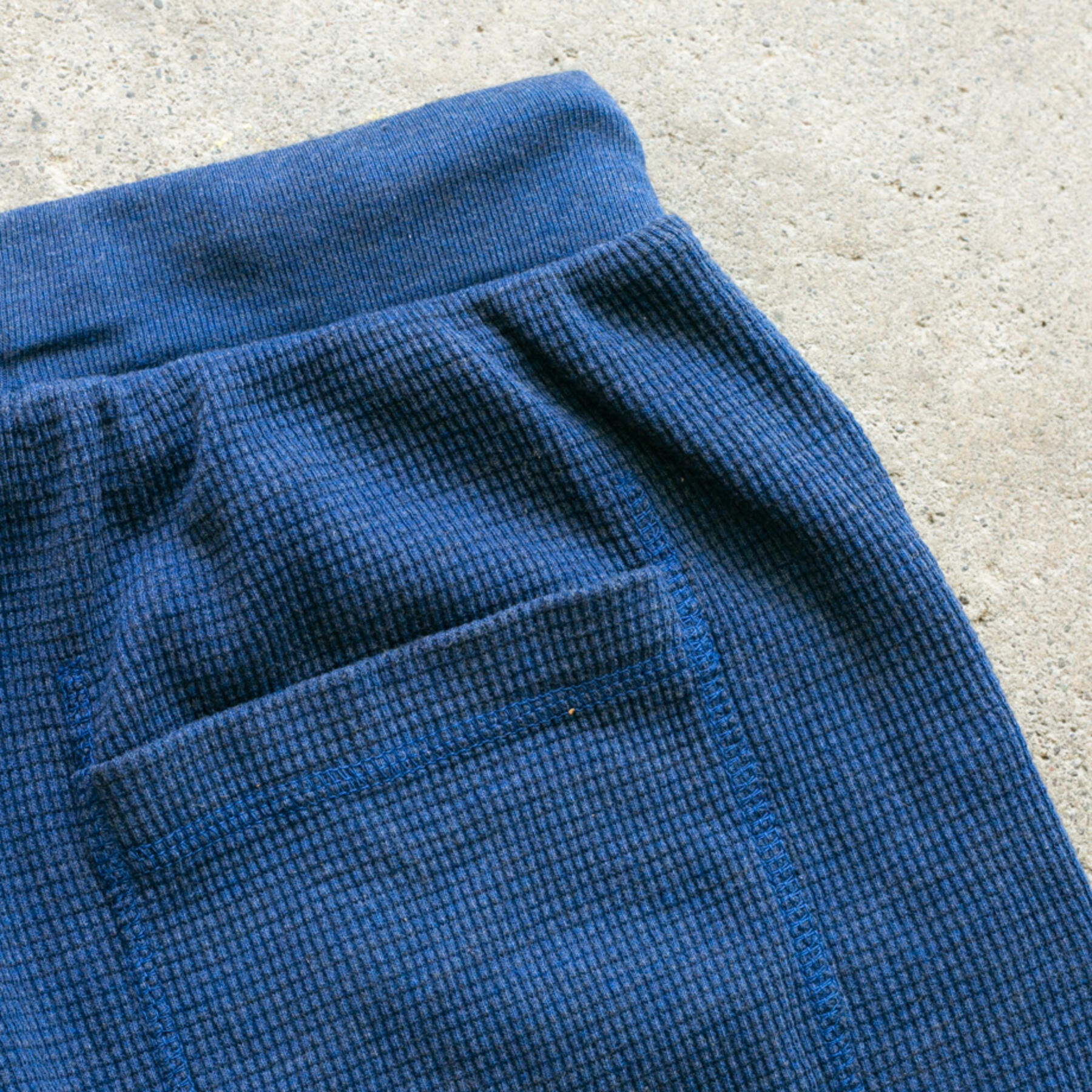 gustin waffle sweatshorts - royal