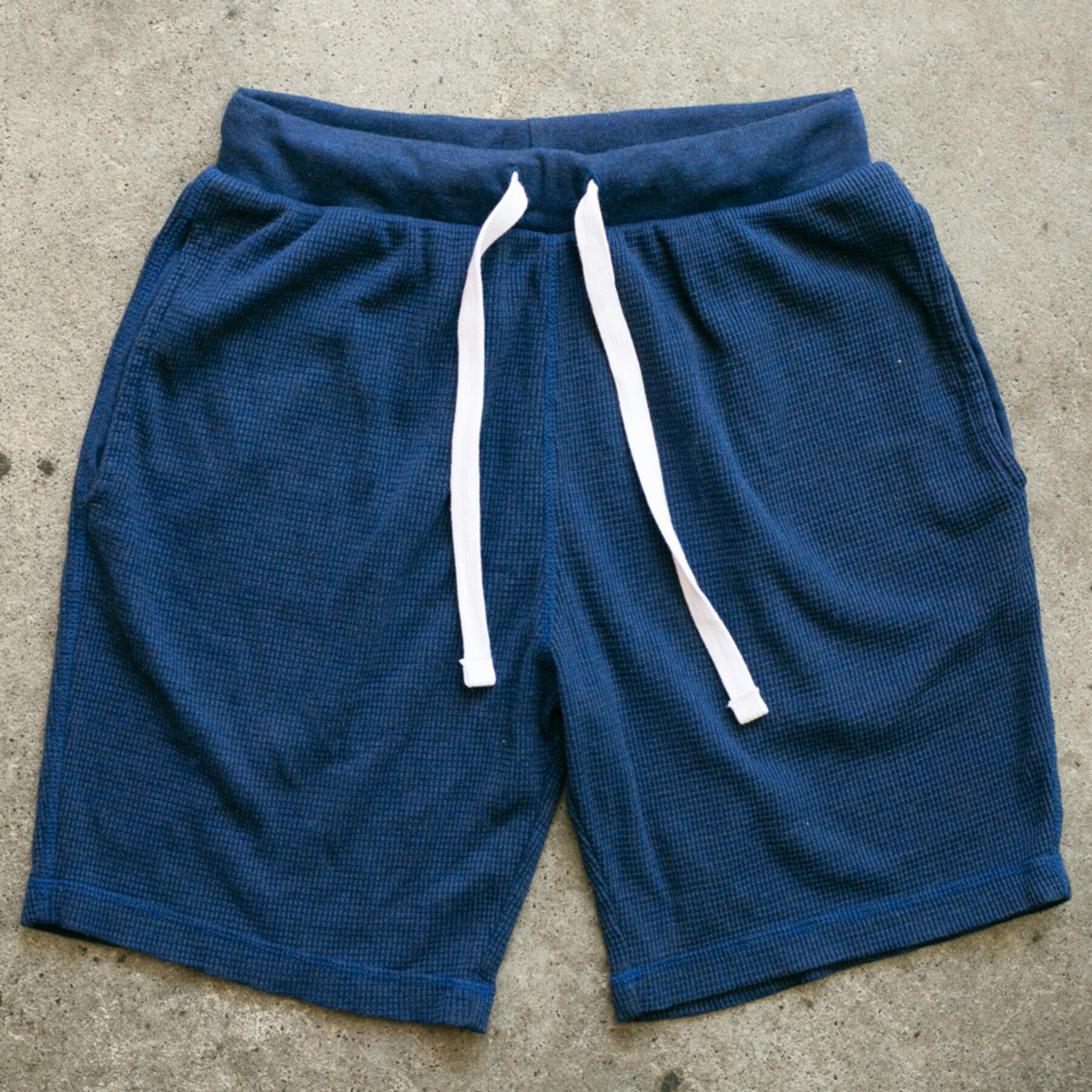 gustin waffle sweatshorts 3 pack (oxblood, royal, olive drab)