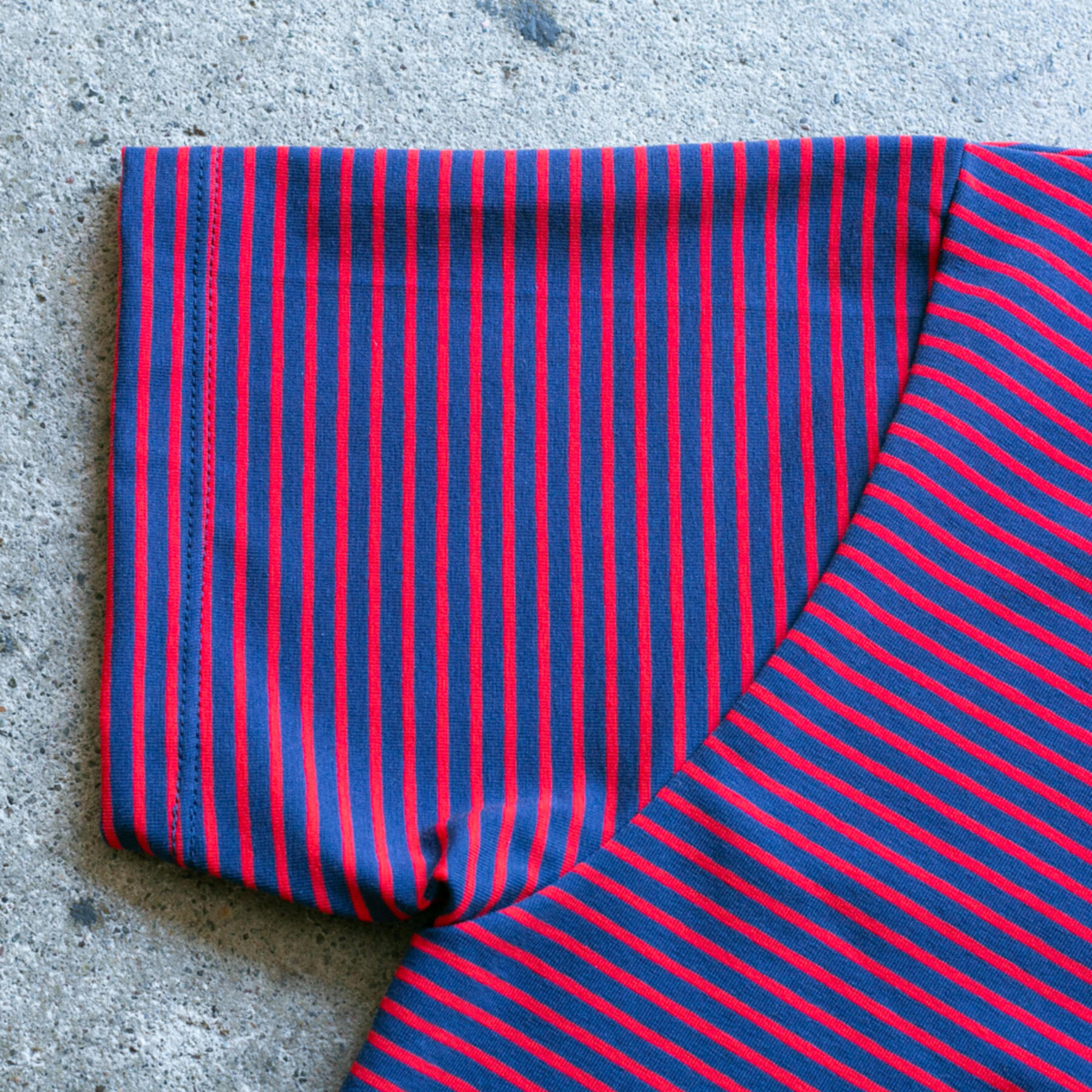 gustin nautical stripe polo - redxnavy