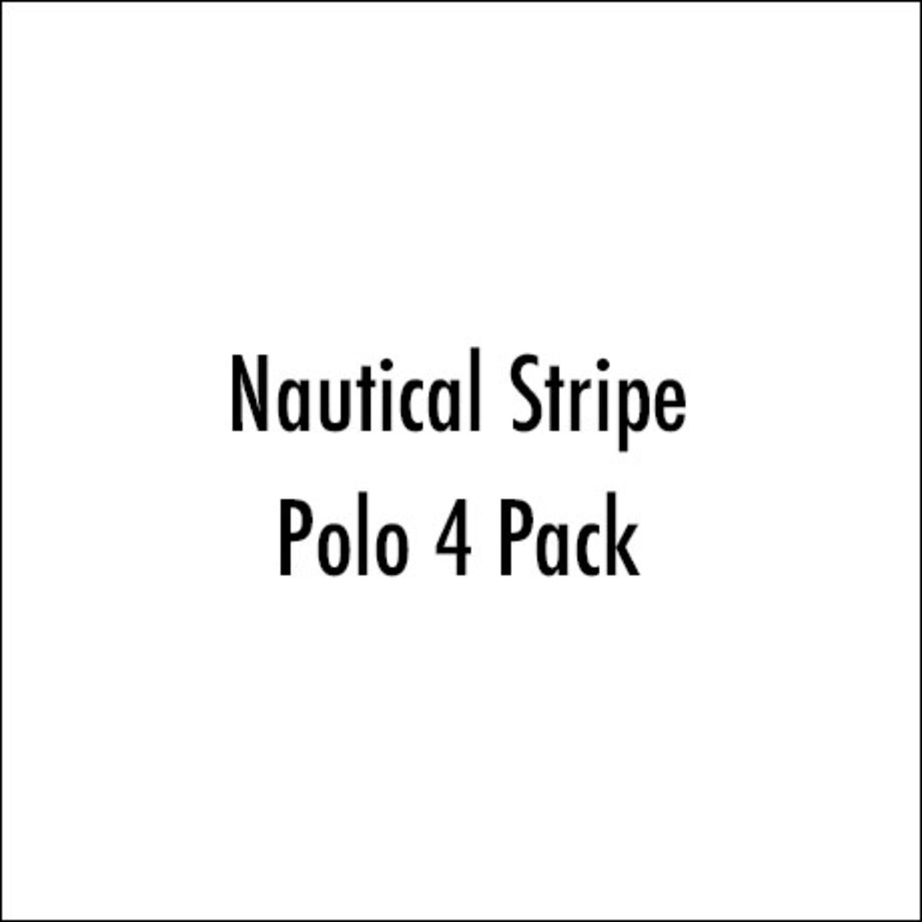 gustin nautical stripe polo 4 pack