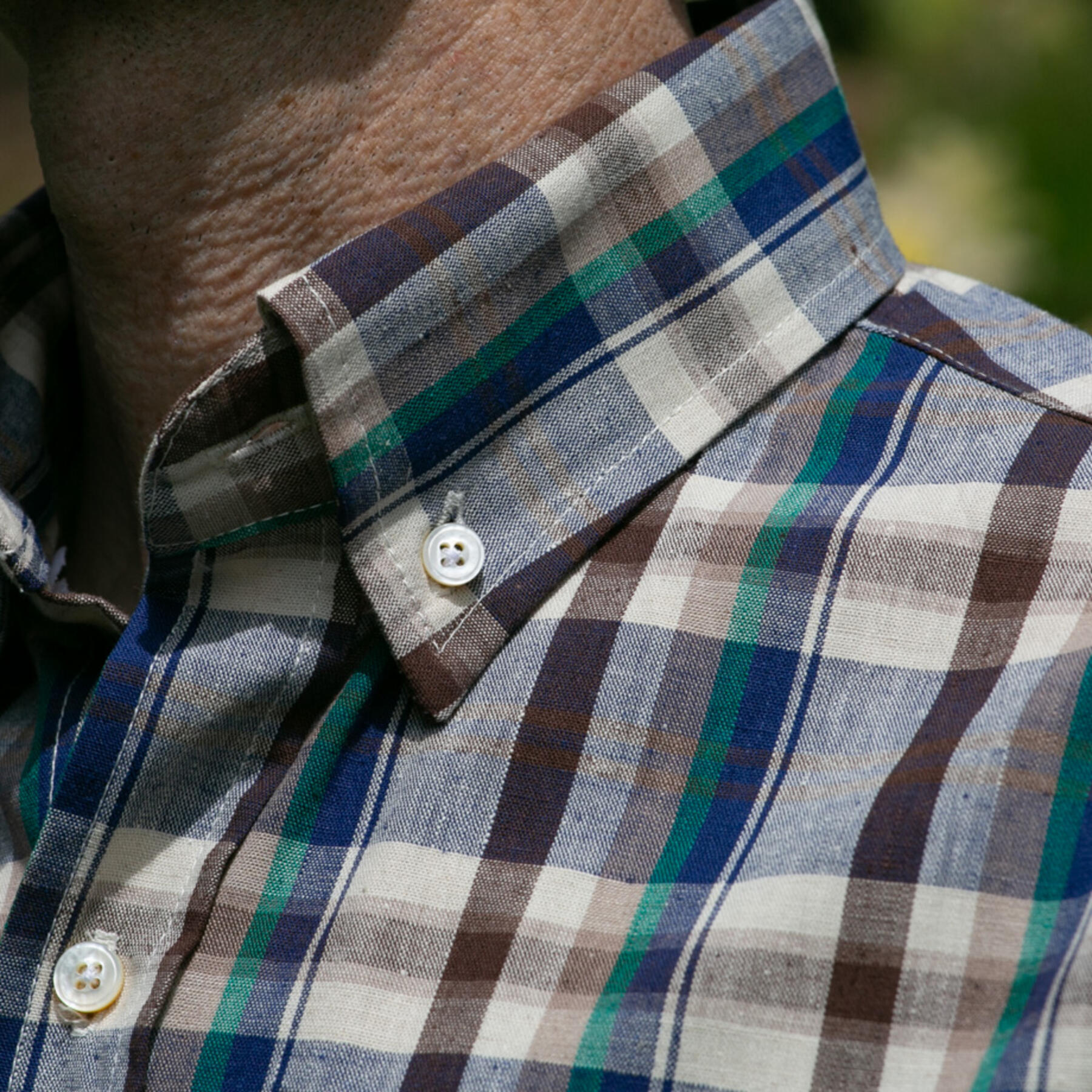 gustin #974 nantucket plaid - ocean