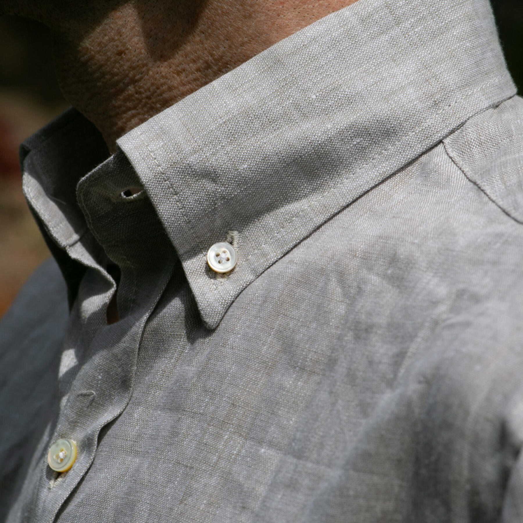 gustin #977 slub linen chambray - grey