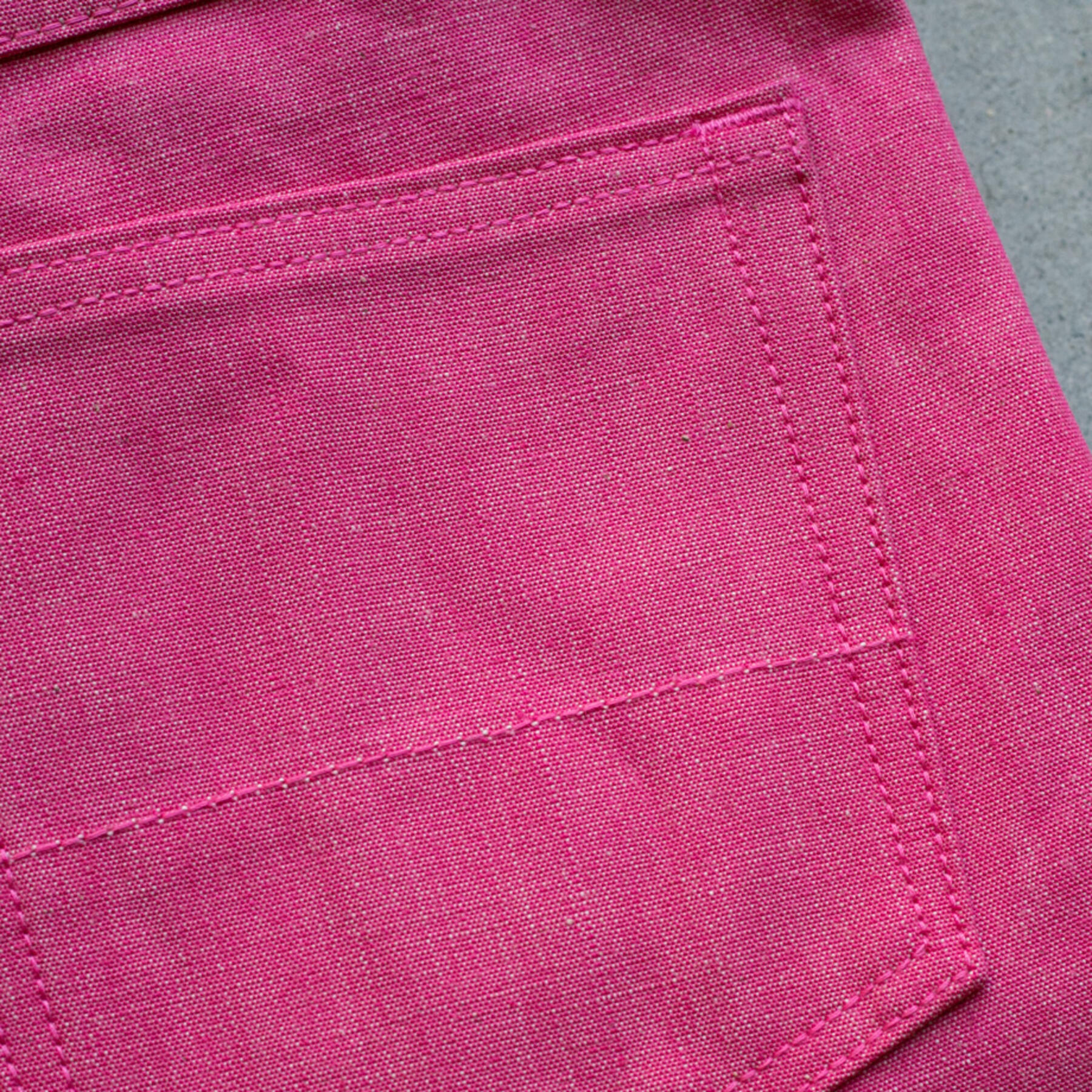 gustin #348 pink selvedge chambray