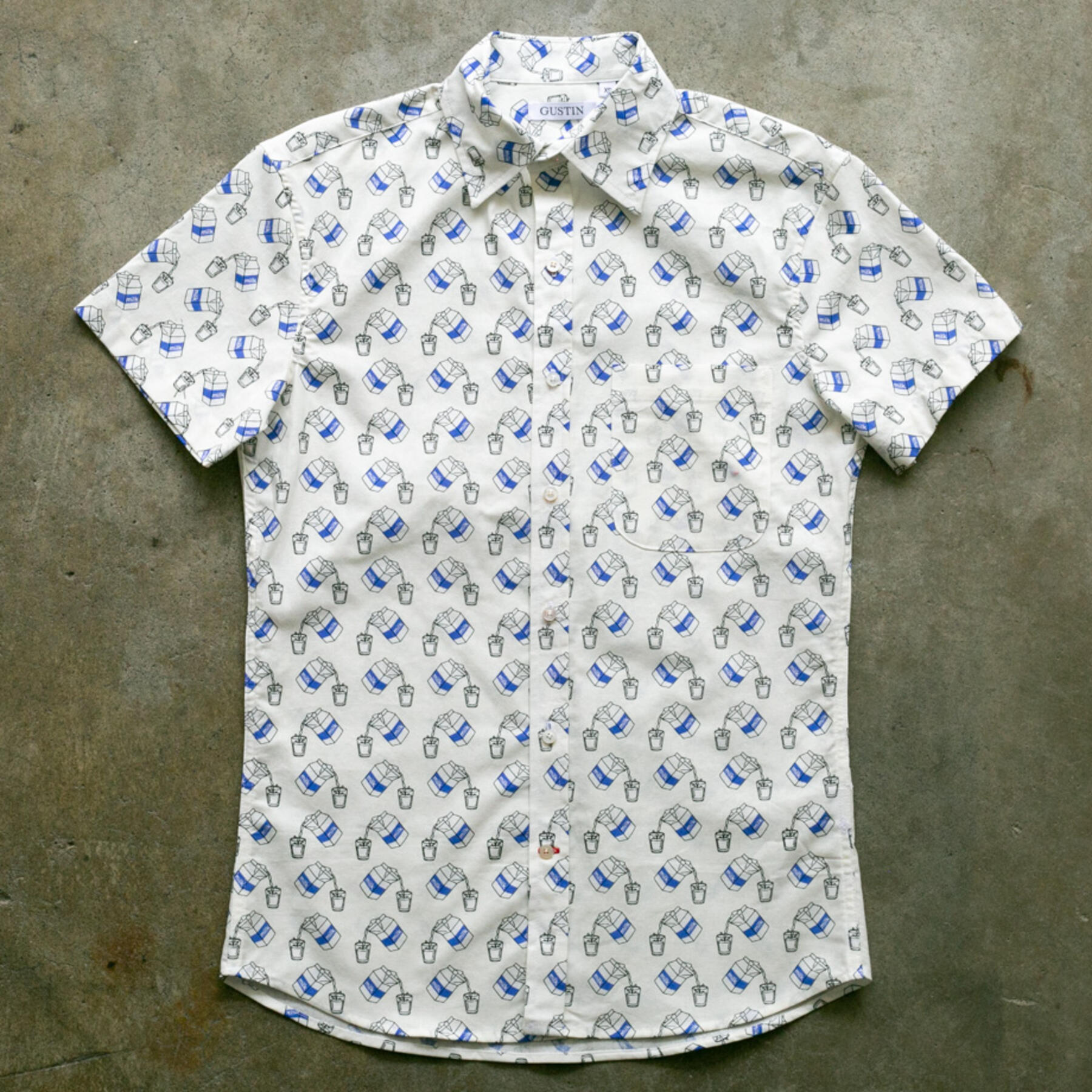 gustin #989 the milk shirt
