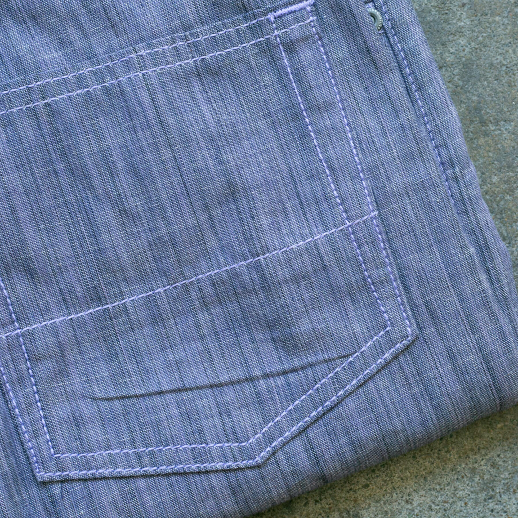 gustin #524 wood grain selvedge - indigo
