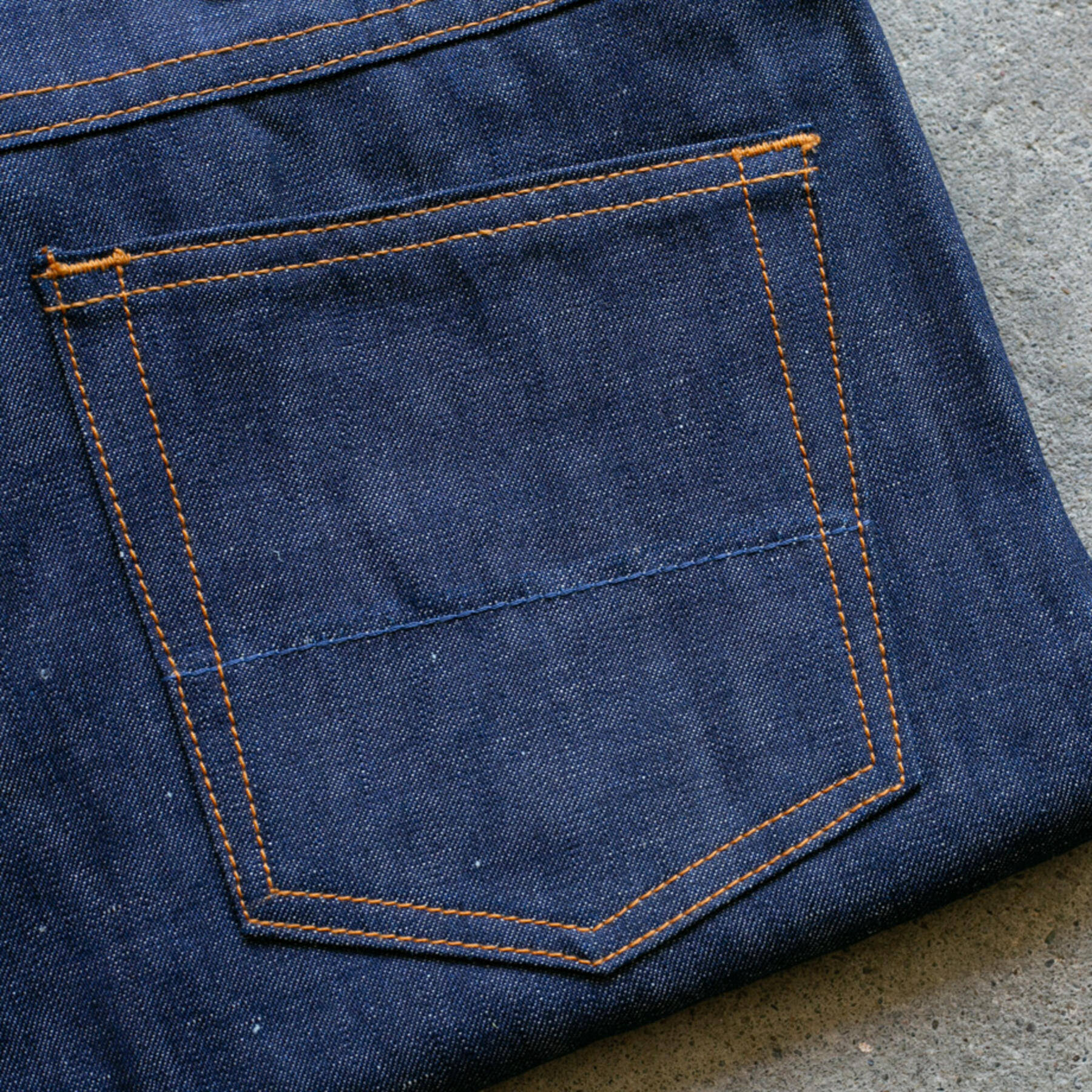 gustin #525 japan indigo linen selvedge