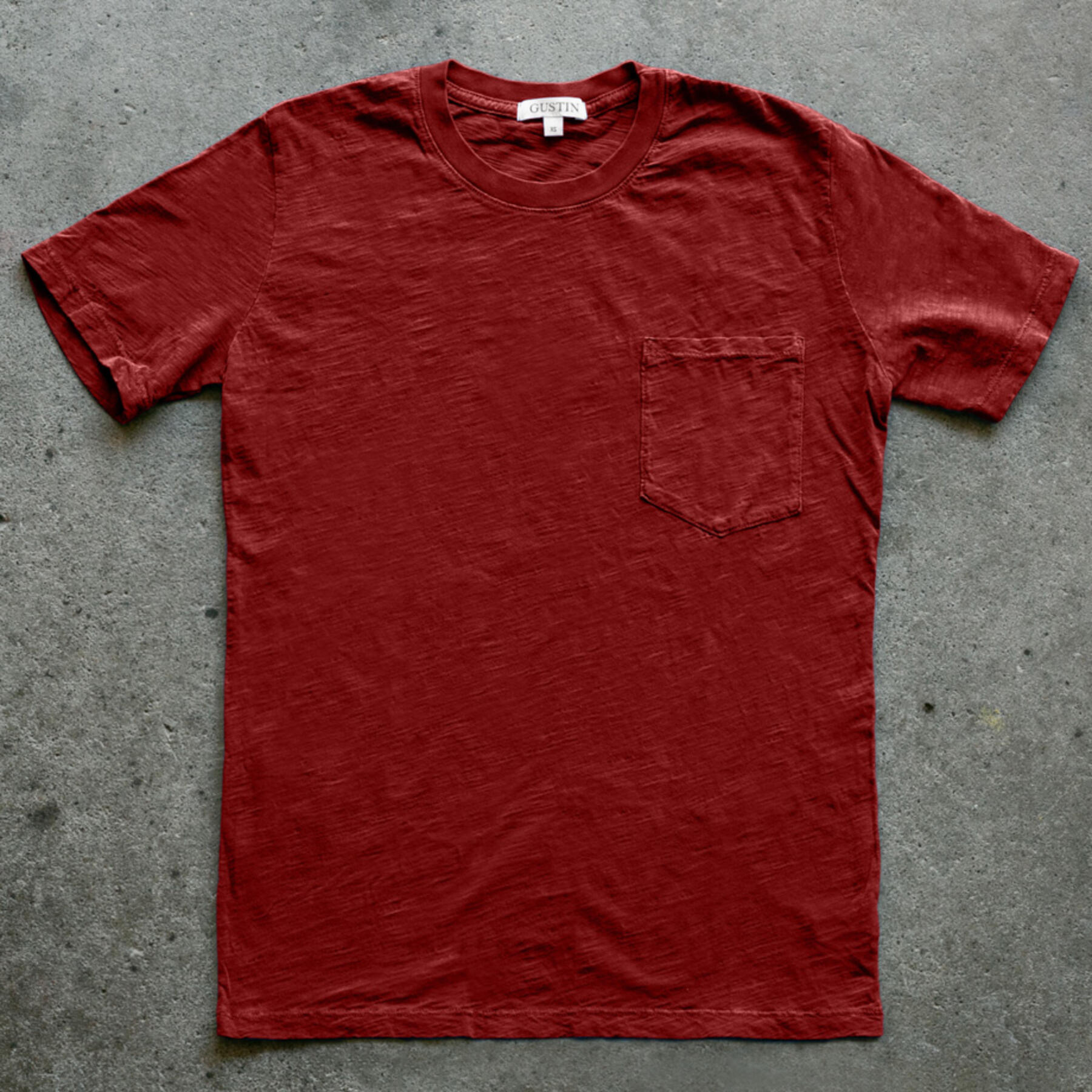 gustin slub pocket t-shirt 2 pack - cardinal