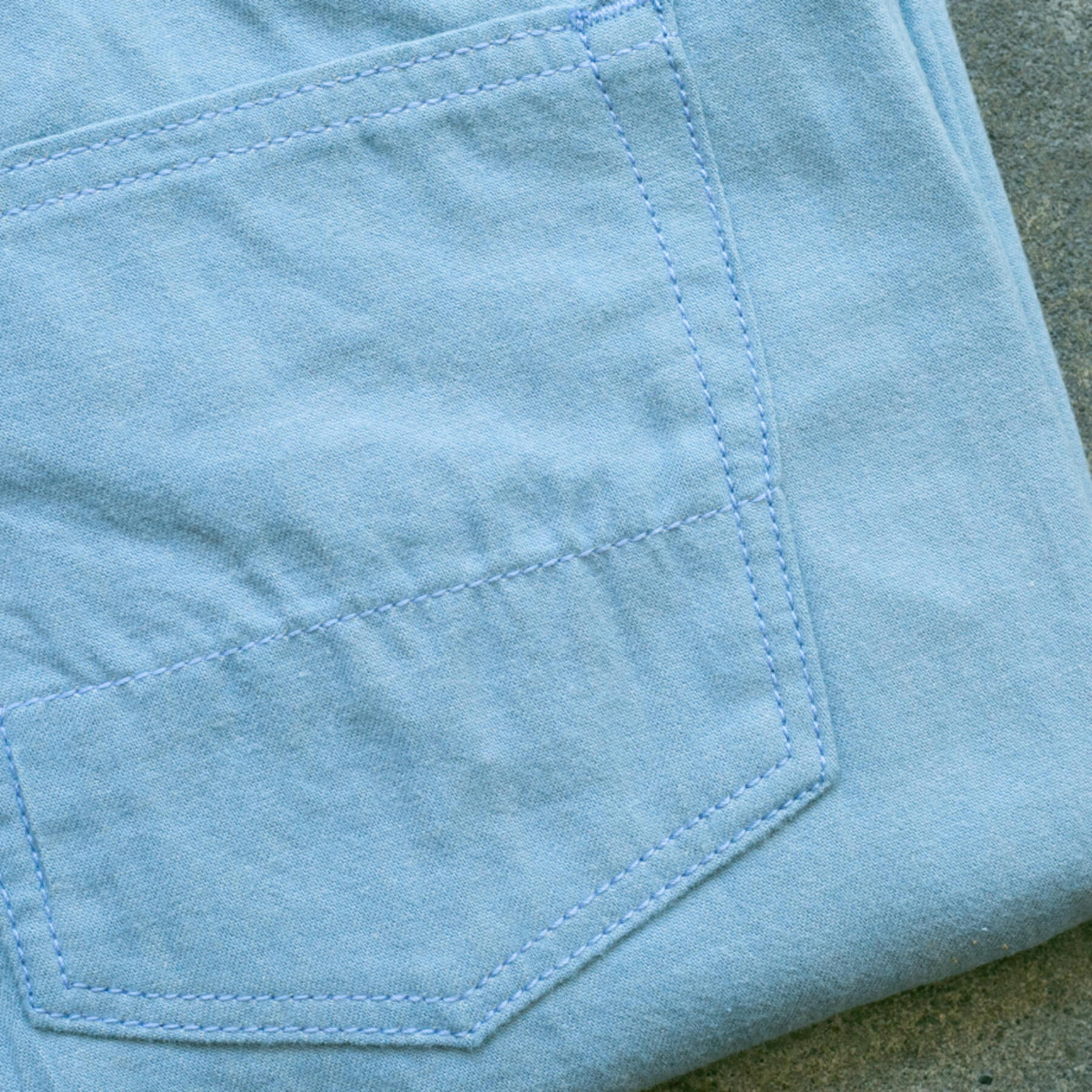 gustin #207 japan ultrasoft 5 pocket - soft sky