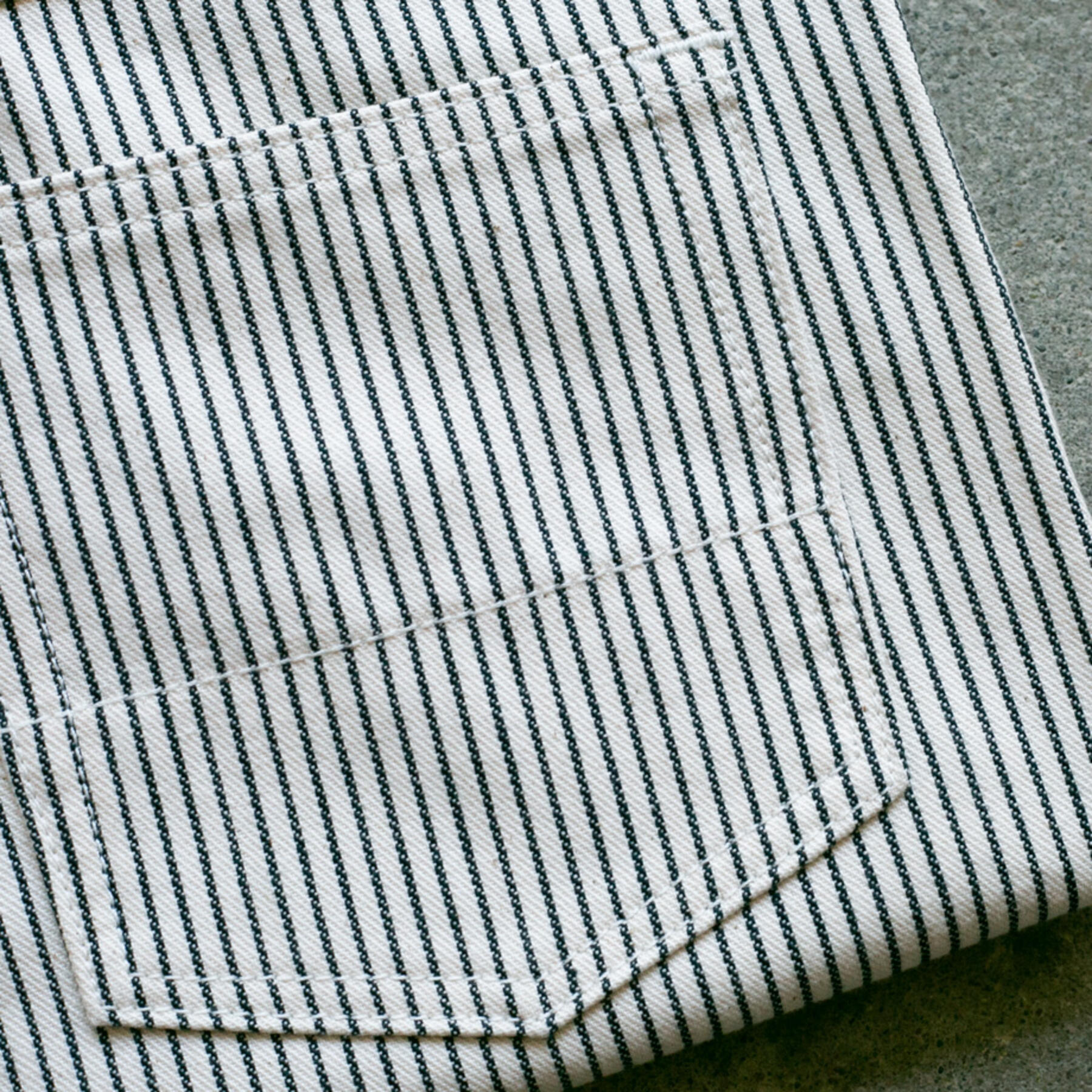 gustin #528 selvedge hickory stripe - whitexindigo