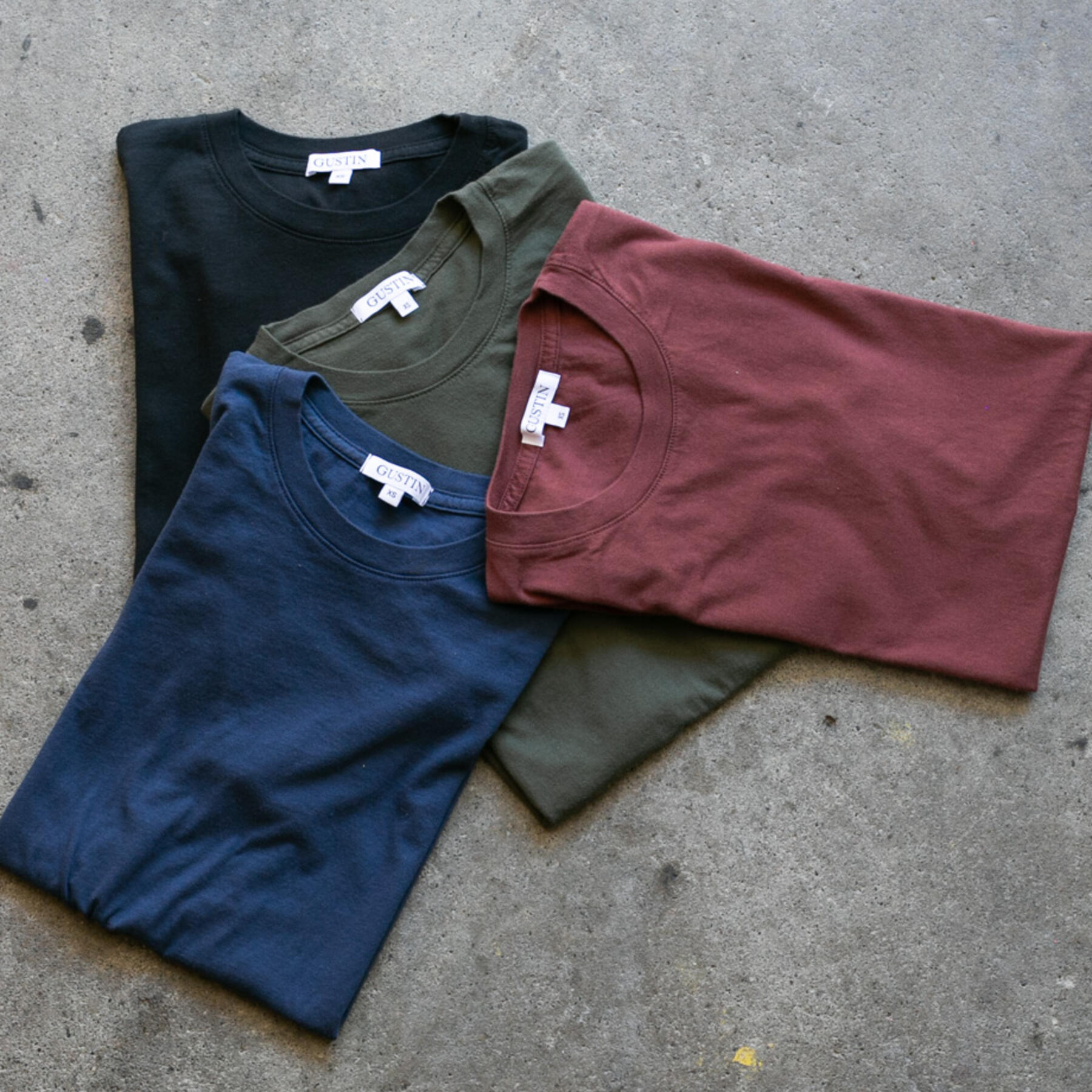 gustin organic cotton t-shirt classic pack