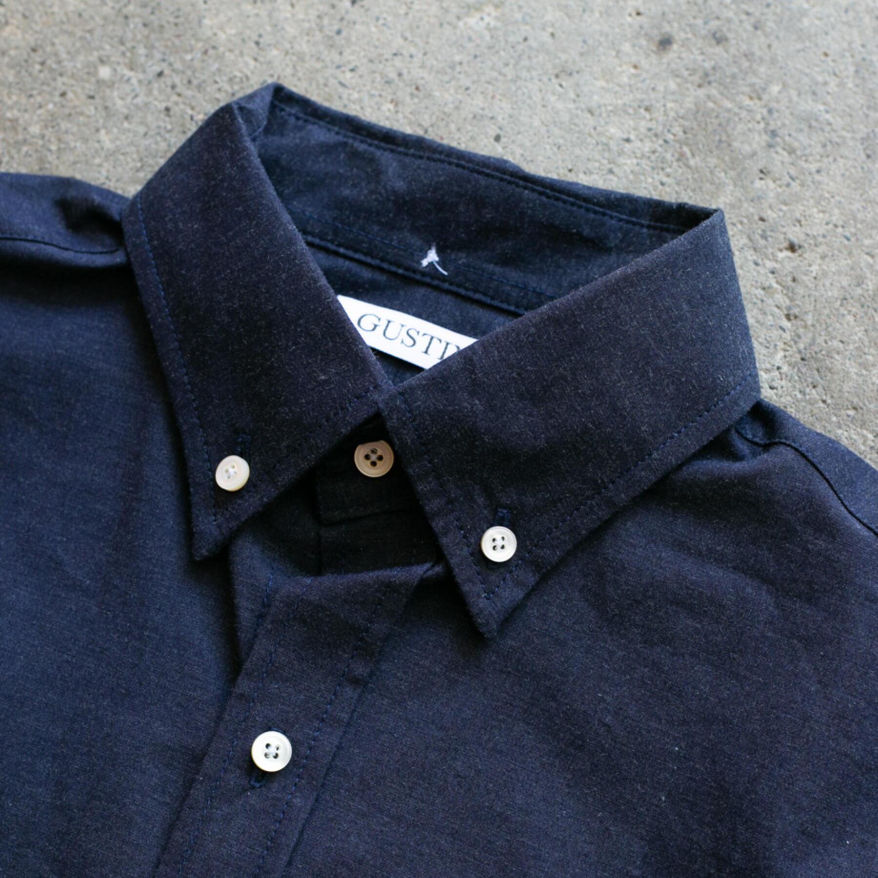 gustin #1004 japan indigoxindigo poplin
