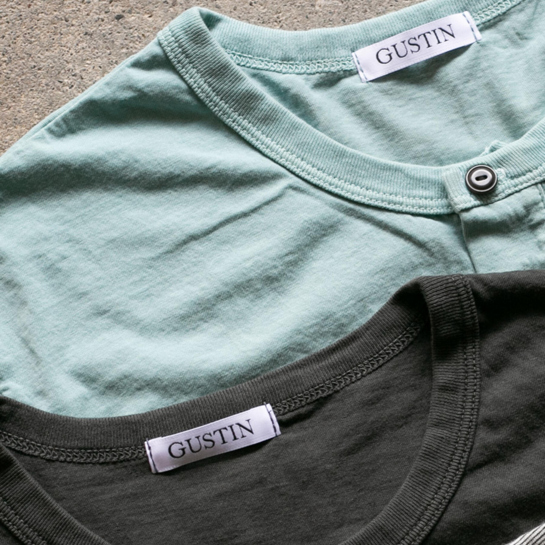 gustin short sleeve henley 2 pack