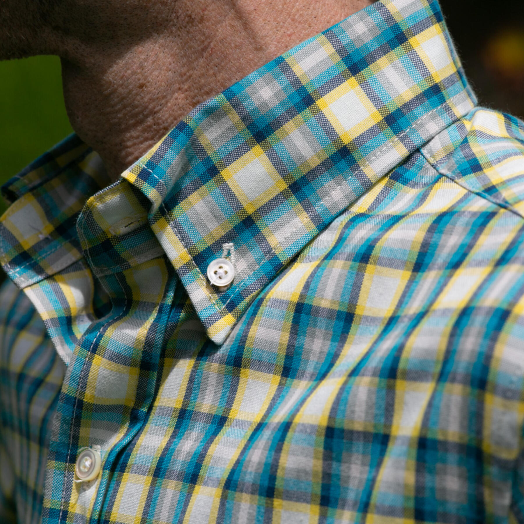 gustin #1007 50's plaid - cyan