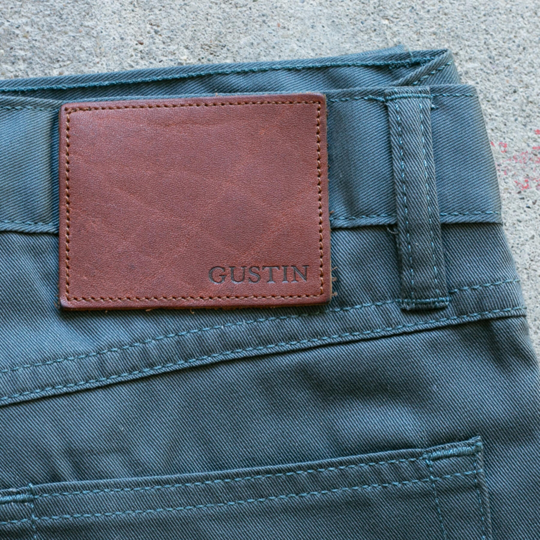 gustin #215 american twill 5 pocket - spruce