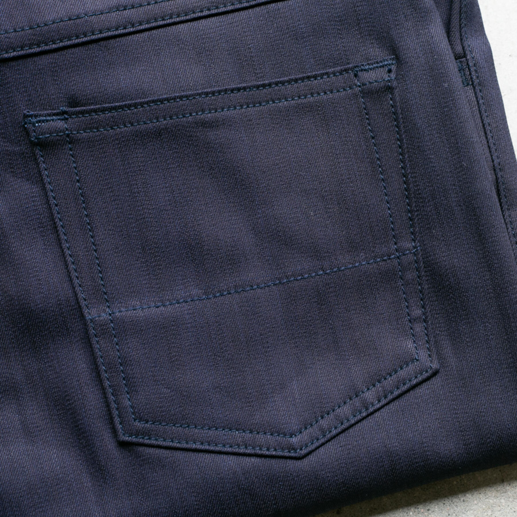 gustin #220 super stretch 5 pocket - indigo x black