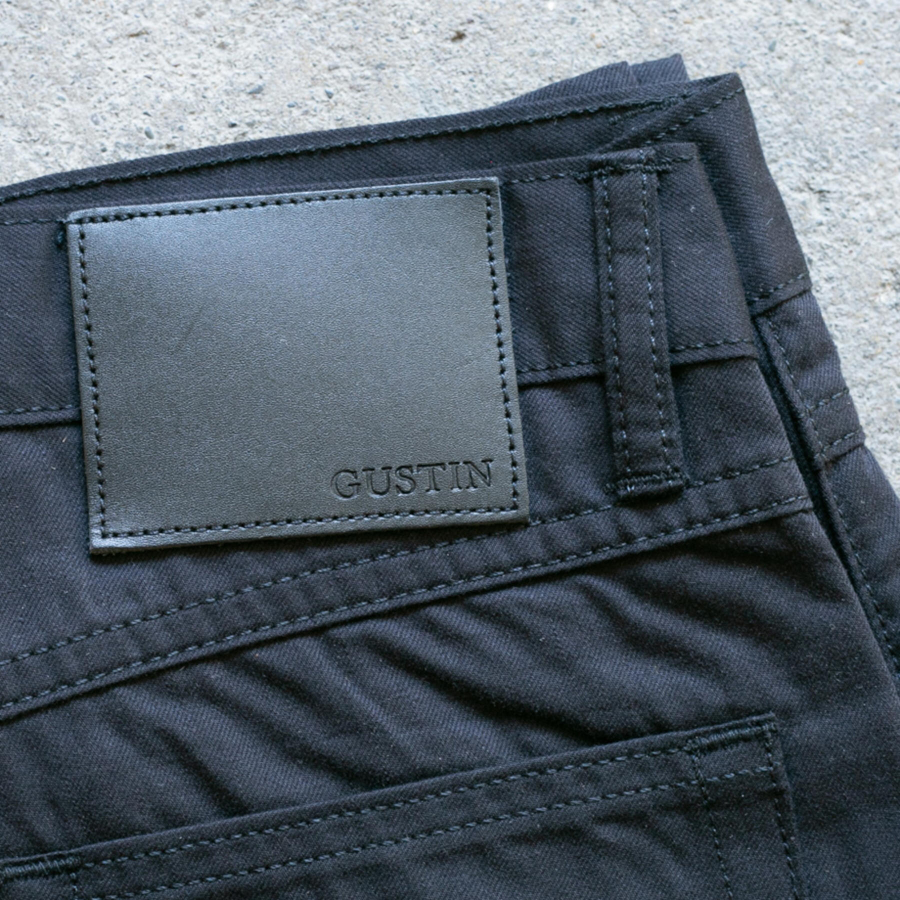 gustin #223 cone blackxblack 5 pocket