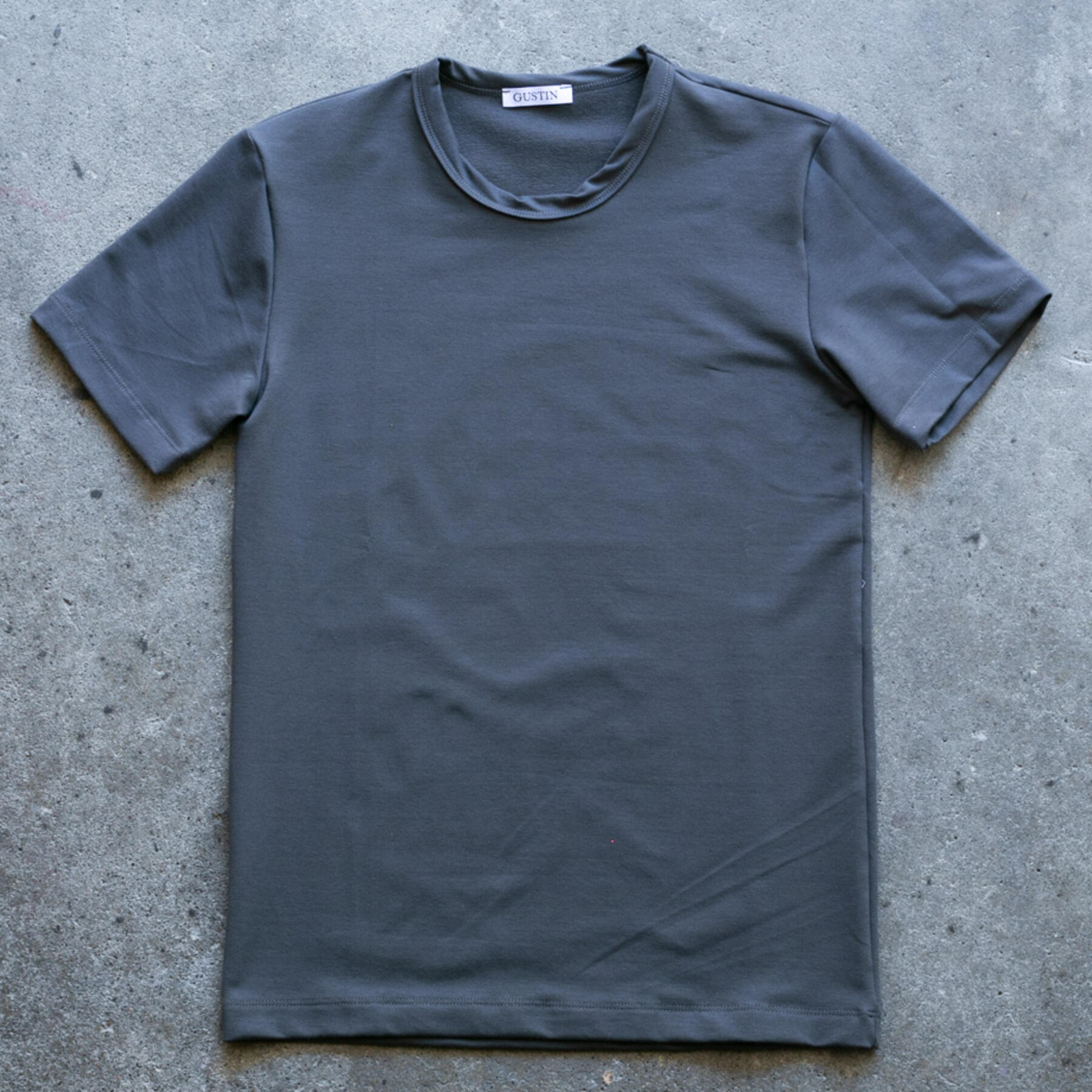 gustin micro french terry t-shirt 2 pack - graphite