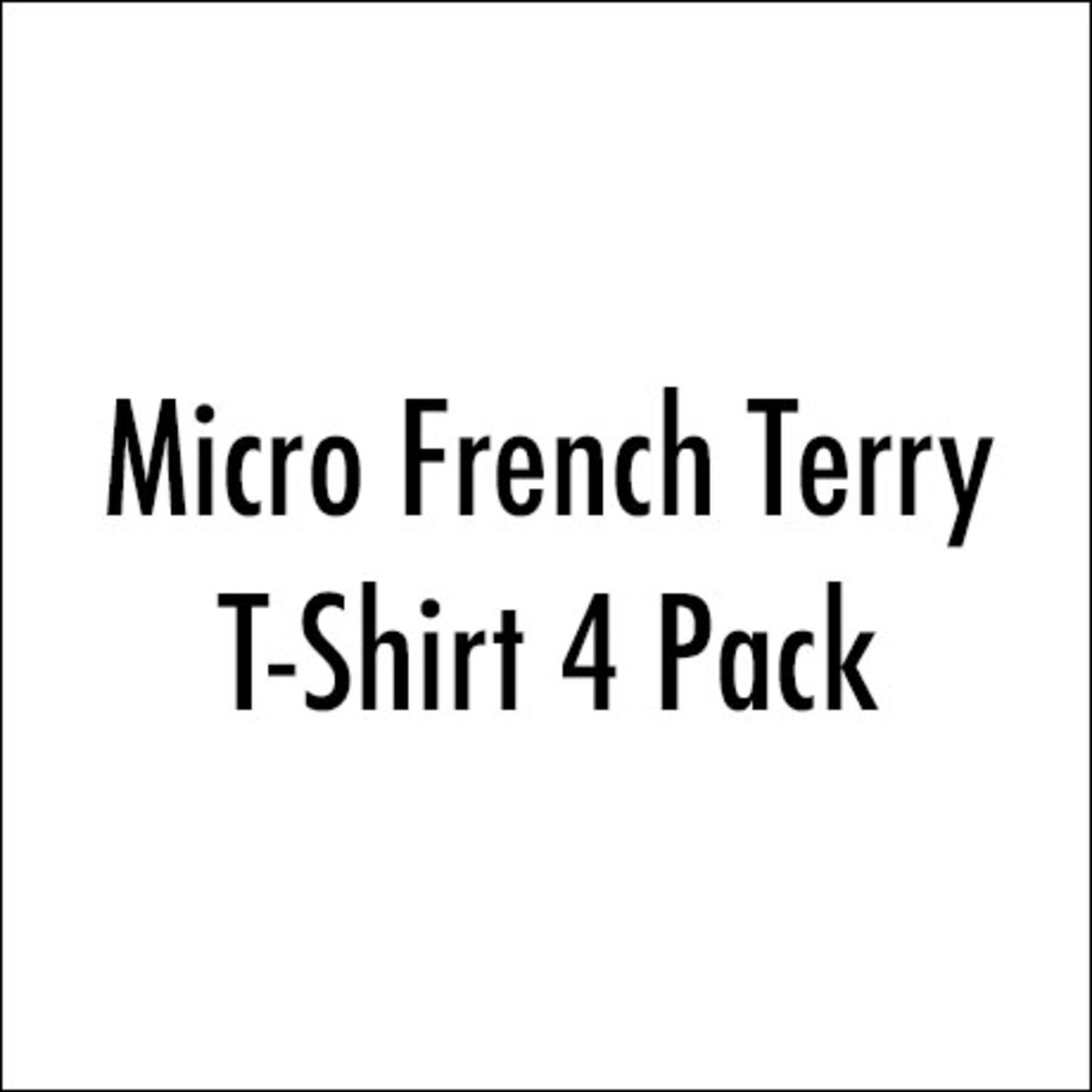 gustin micro french terry t-shirt 4 pack