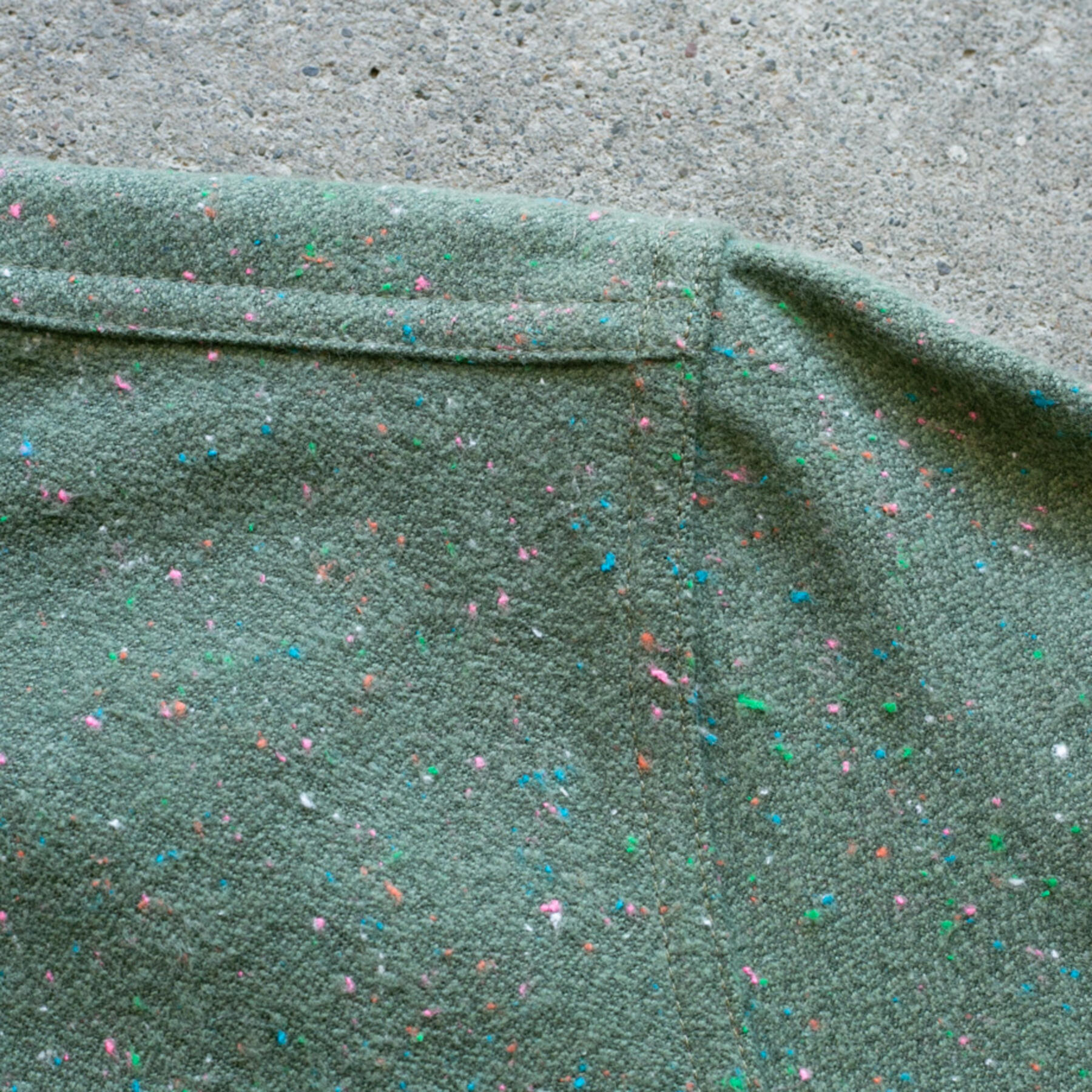 gustin #1013 rainbow nep flannel - moss