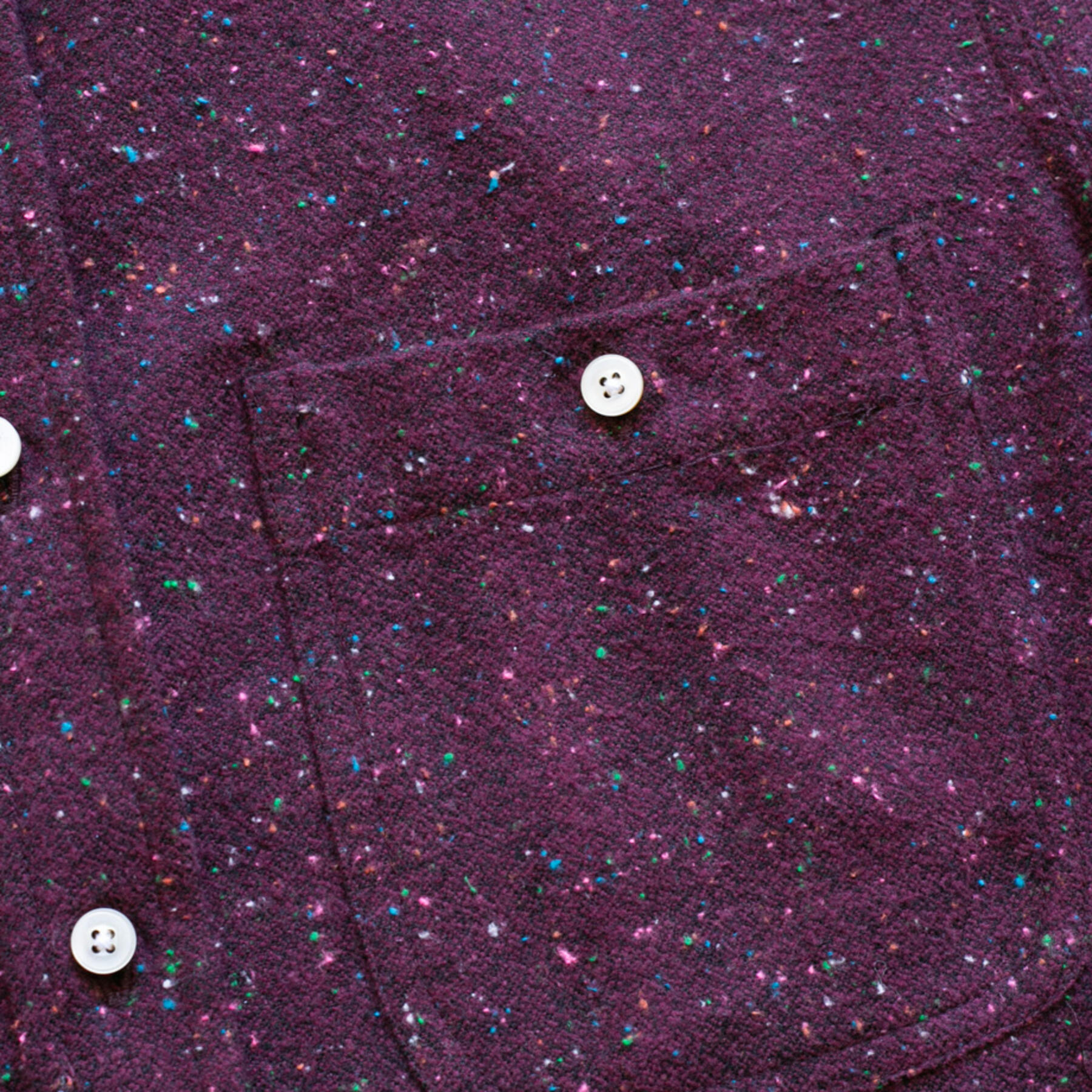 gustin #1014 rainbow nep flannel - plum