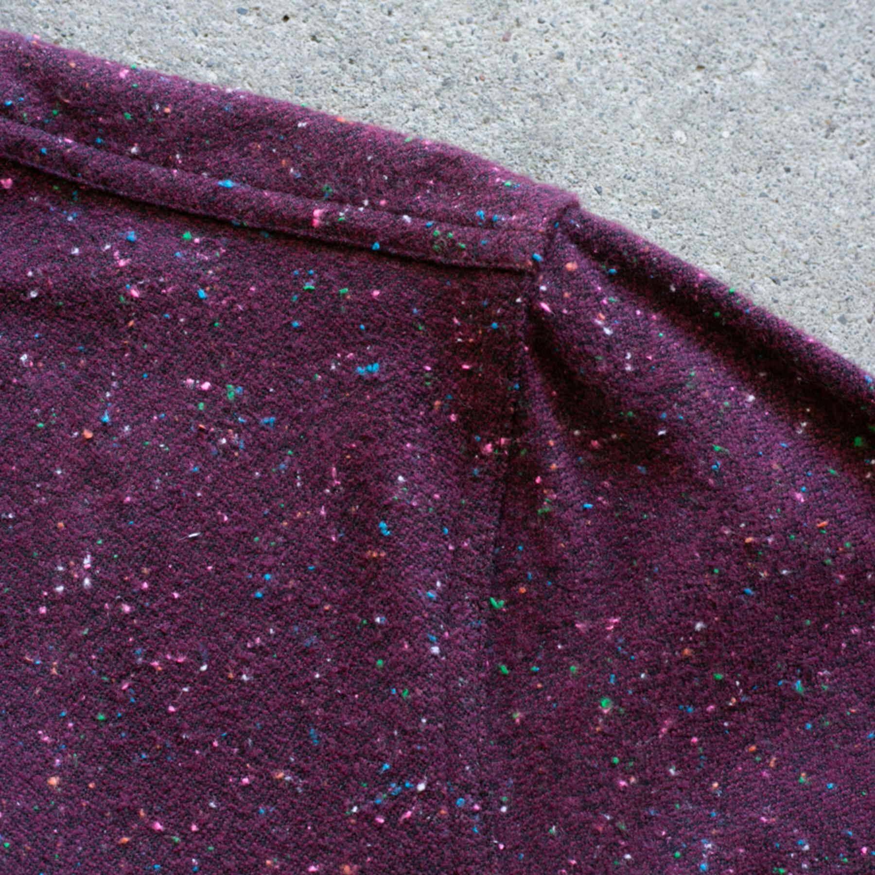 gustin #1014 rainbow nep flannel - plum