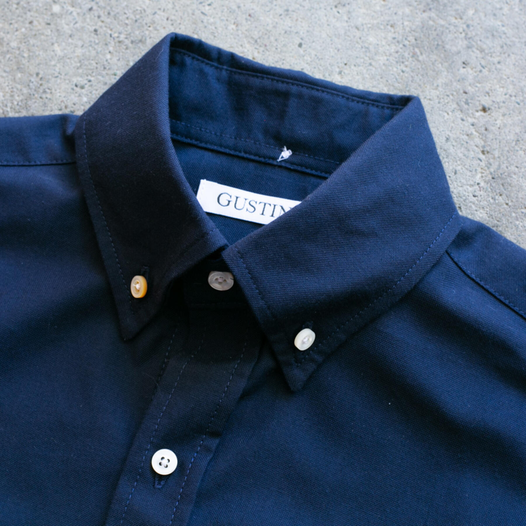 gustin #1015 japan supima® oxford - navy