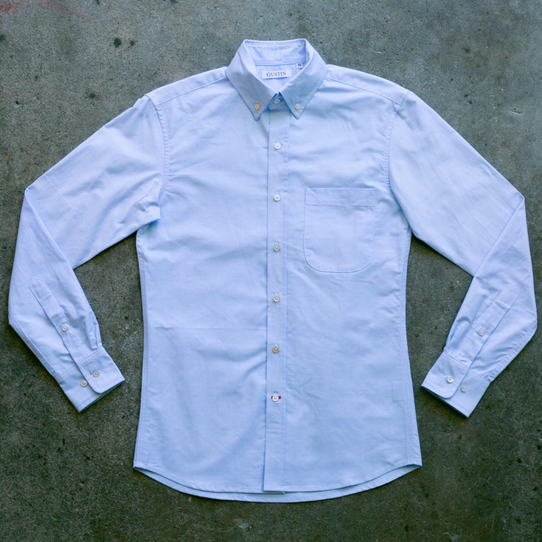 gustin #1018 japan supima® oxford - classic blue