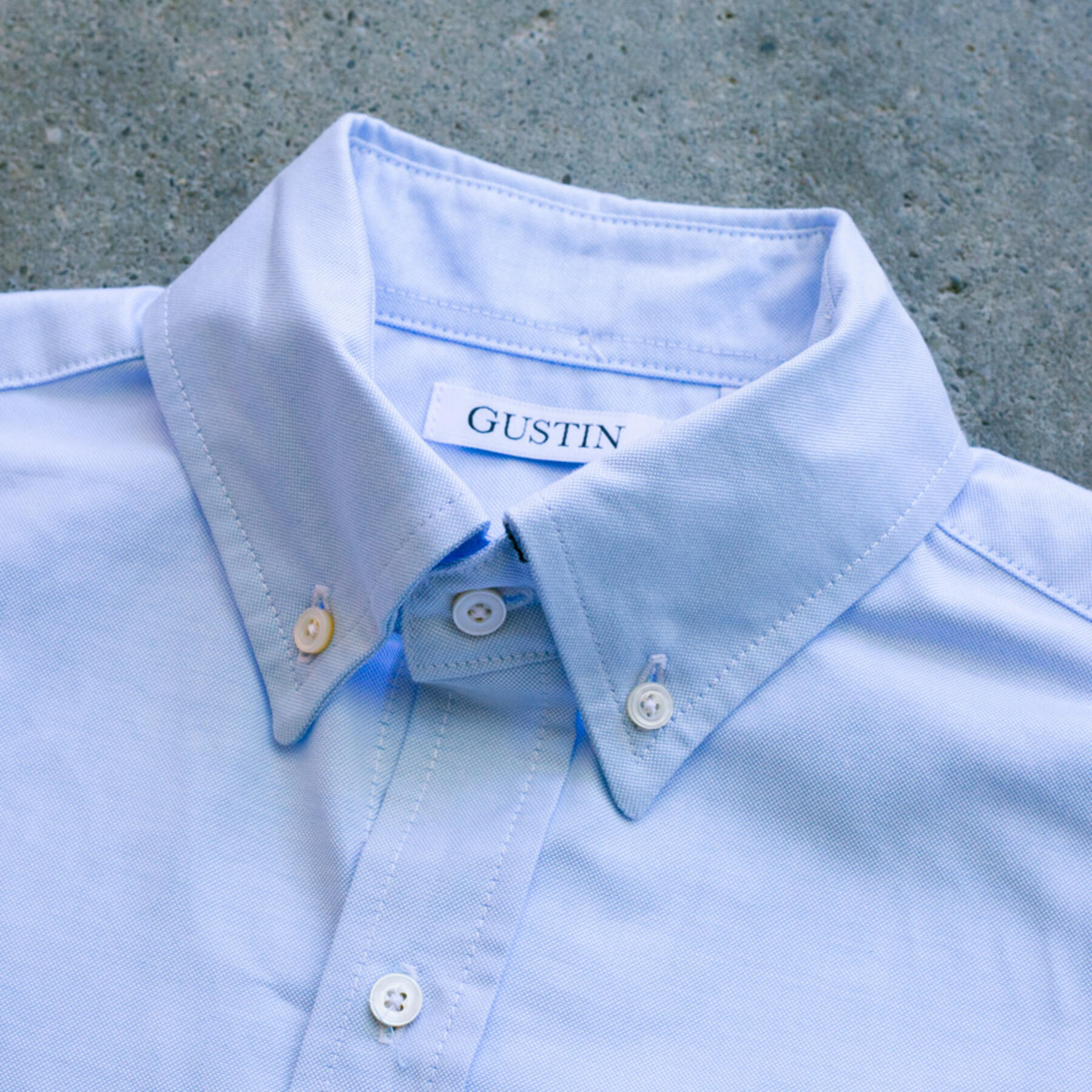 gustin #1018 japan supima® oxford - classic blue