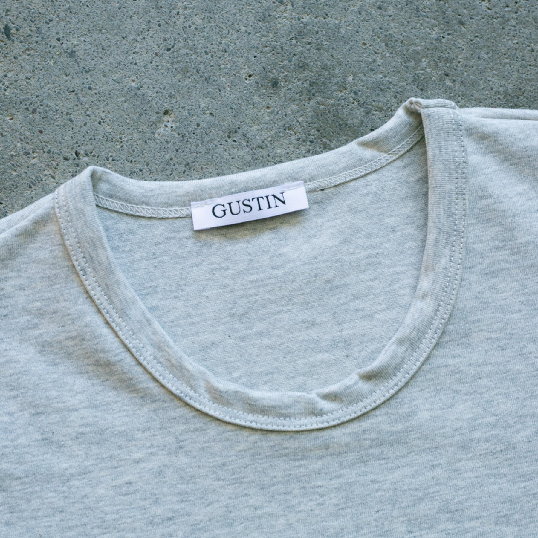gustin japan beast t-shirt - heather oatmeal