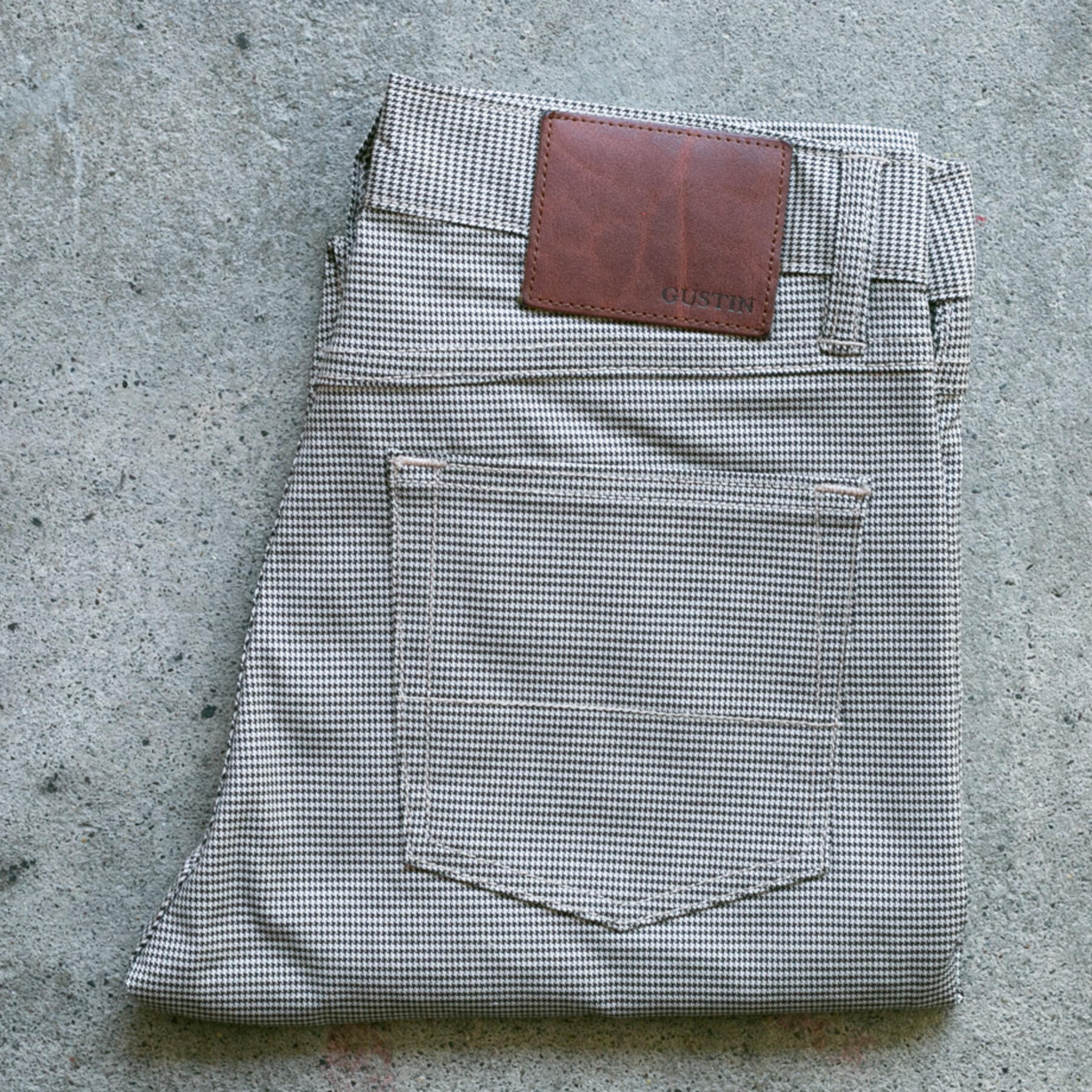 gustin #226 italy houndstooth 5 pocket