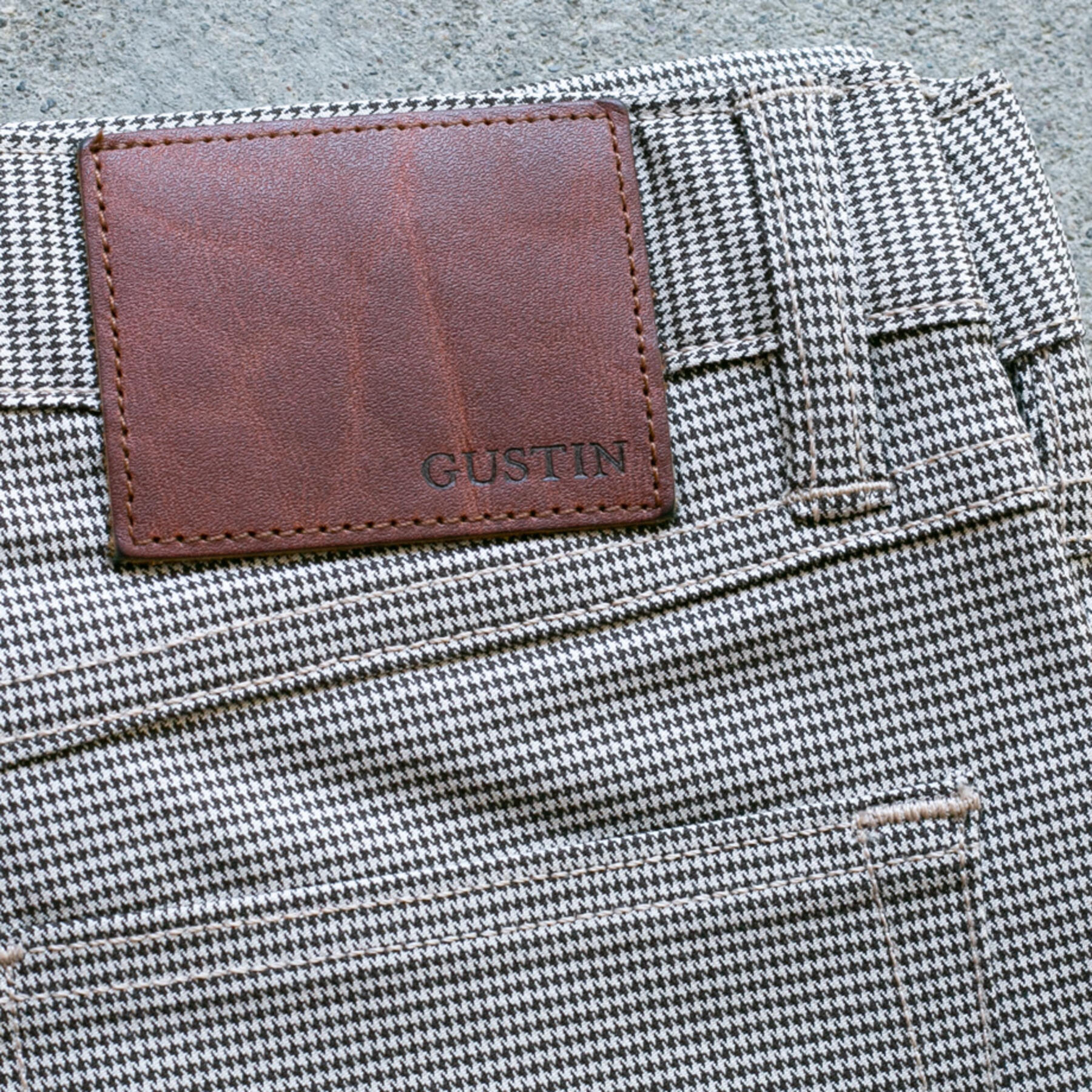 gustin #226 italy houndstooth 5 pocket