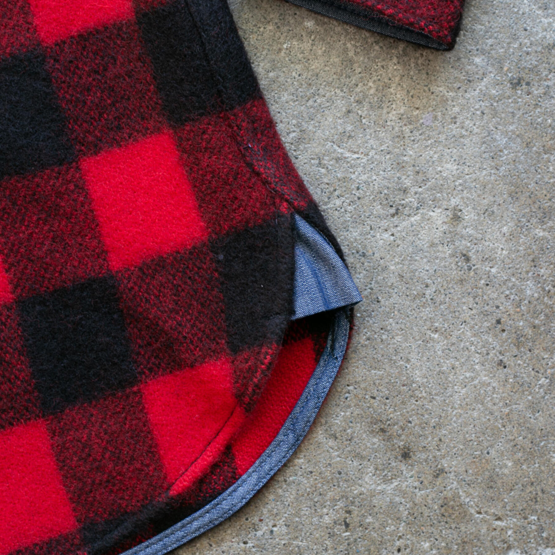 gustin #27 woolrich vintage cpo - red