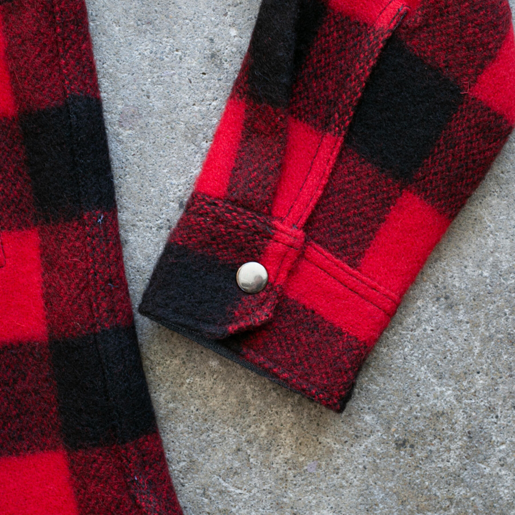 gustin #27 woolrich vintage cpo - red