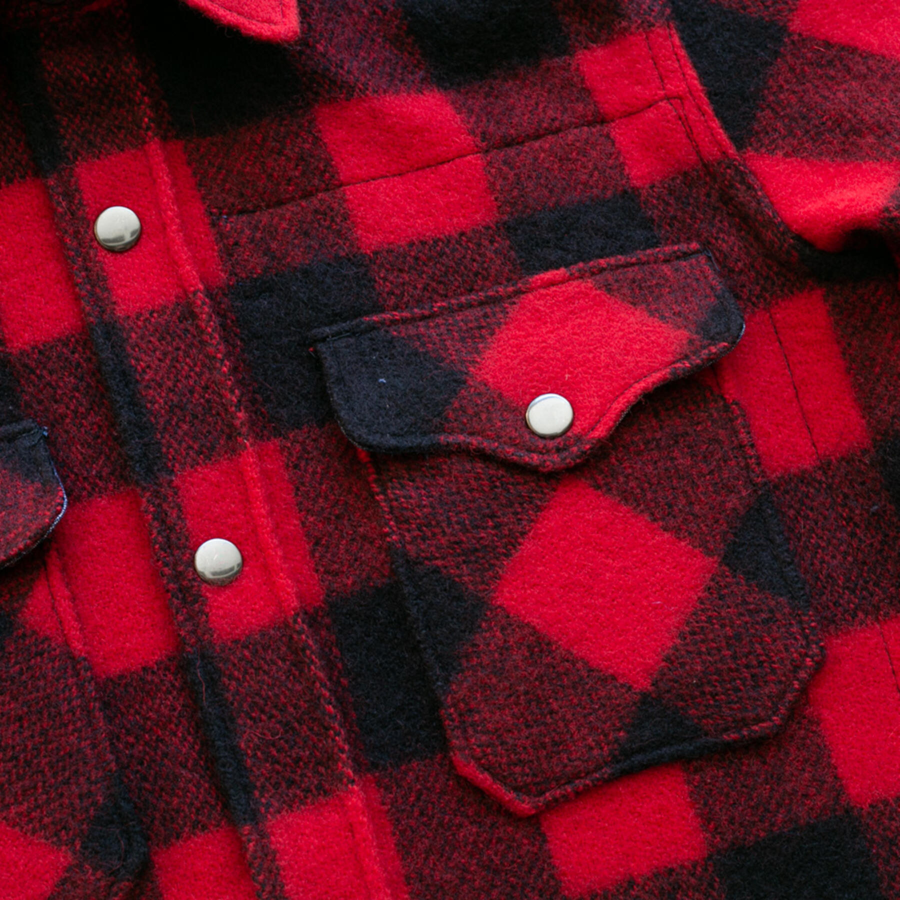 gustin #27 woolrich vintage cpo - red
