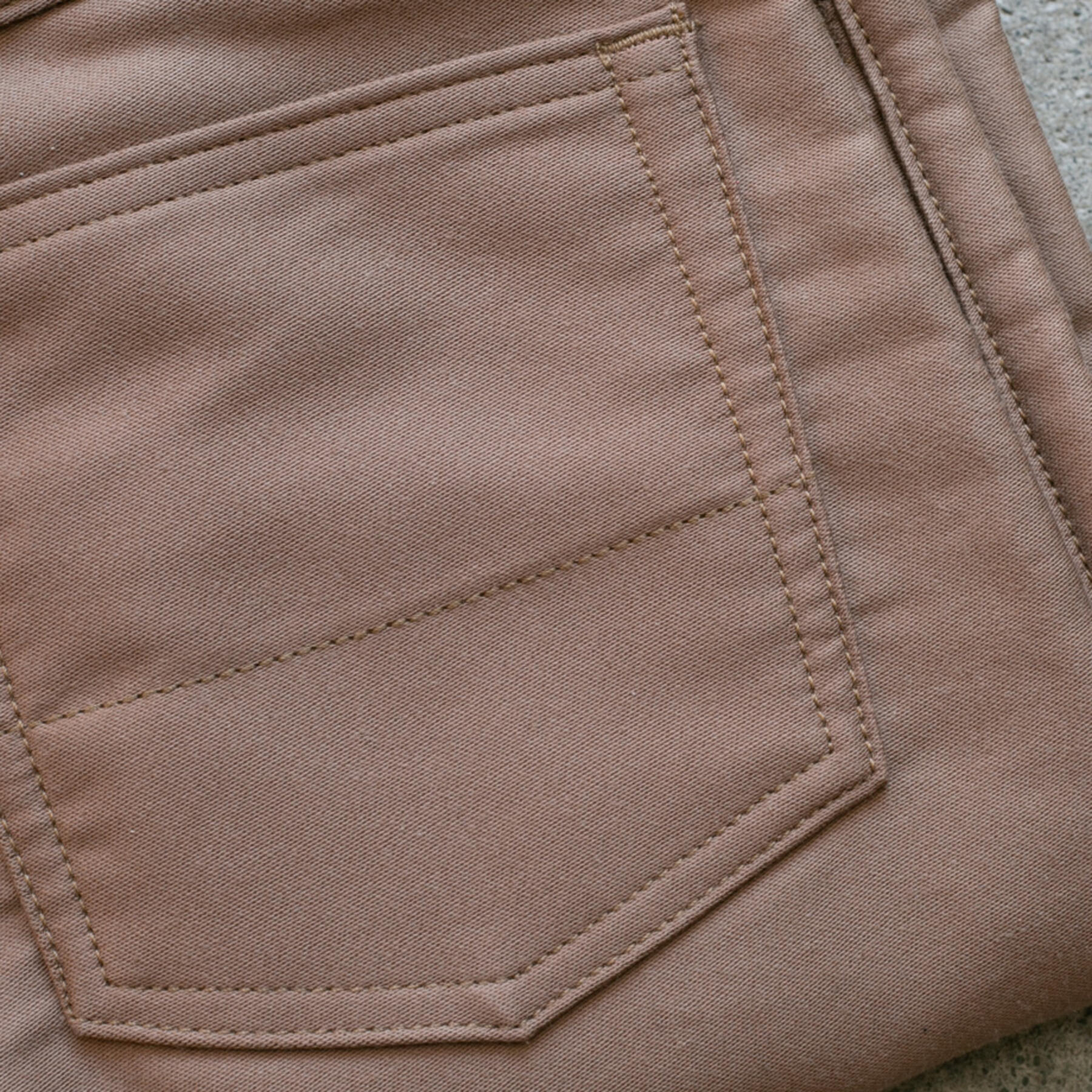 gustin #228 silk moleskin 5 pocket - camel