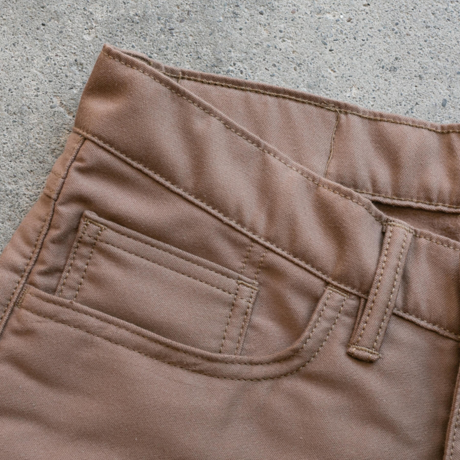 gustin #228 silk moleskin 5 pocket - camel