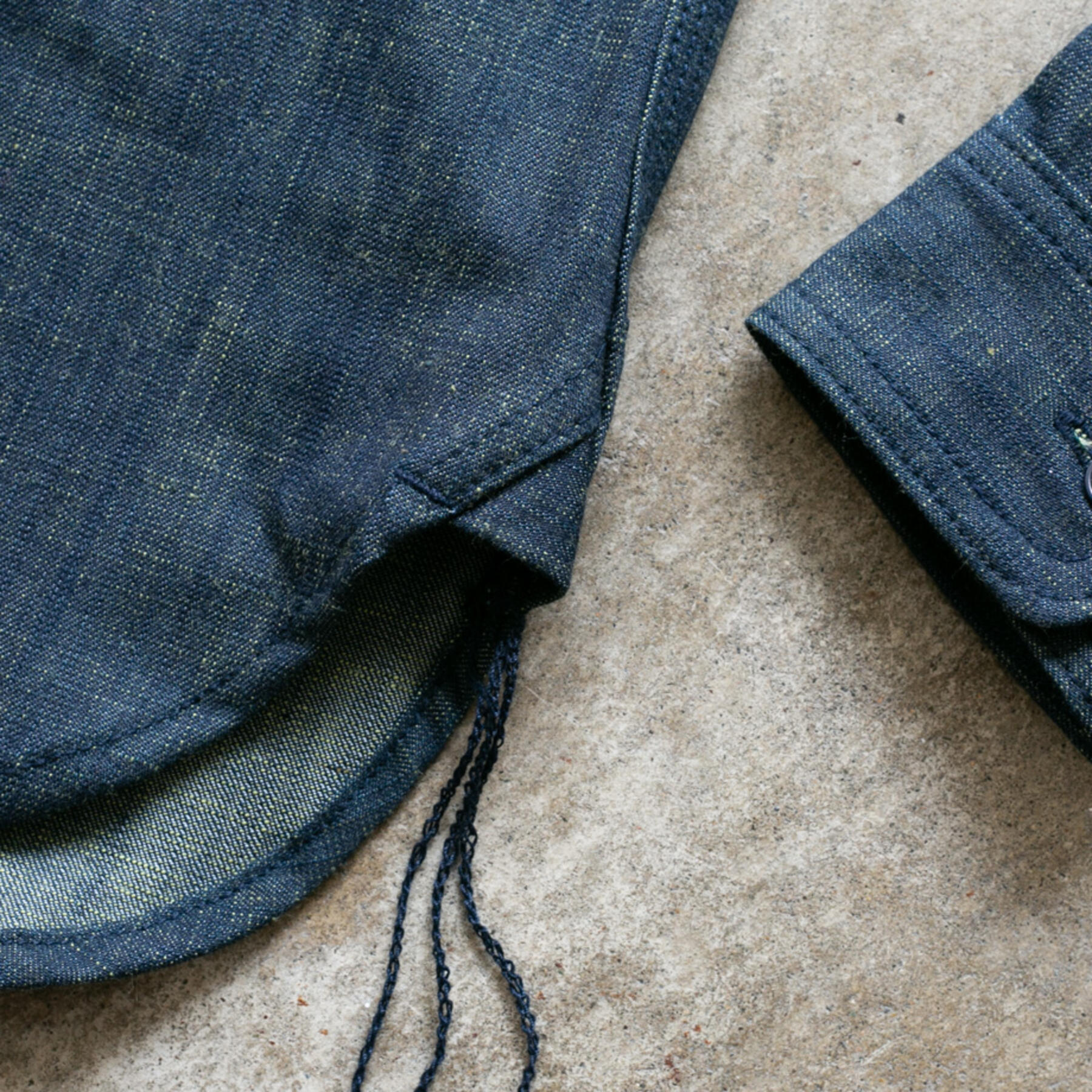 gustin #122 indigo acid workshirt