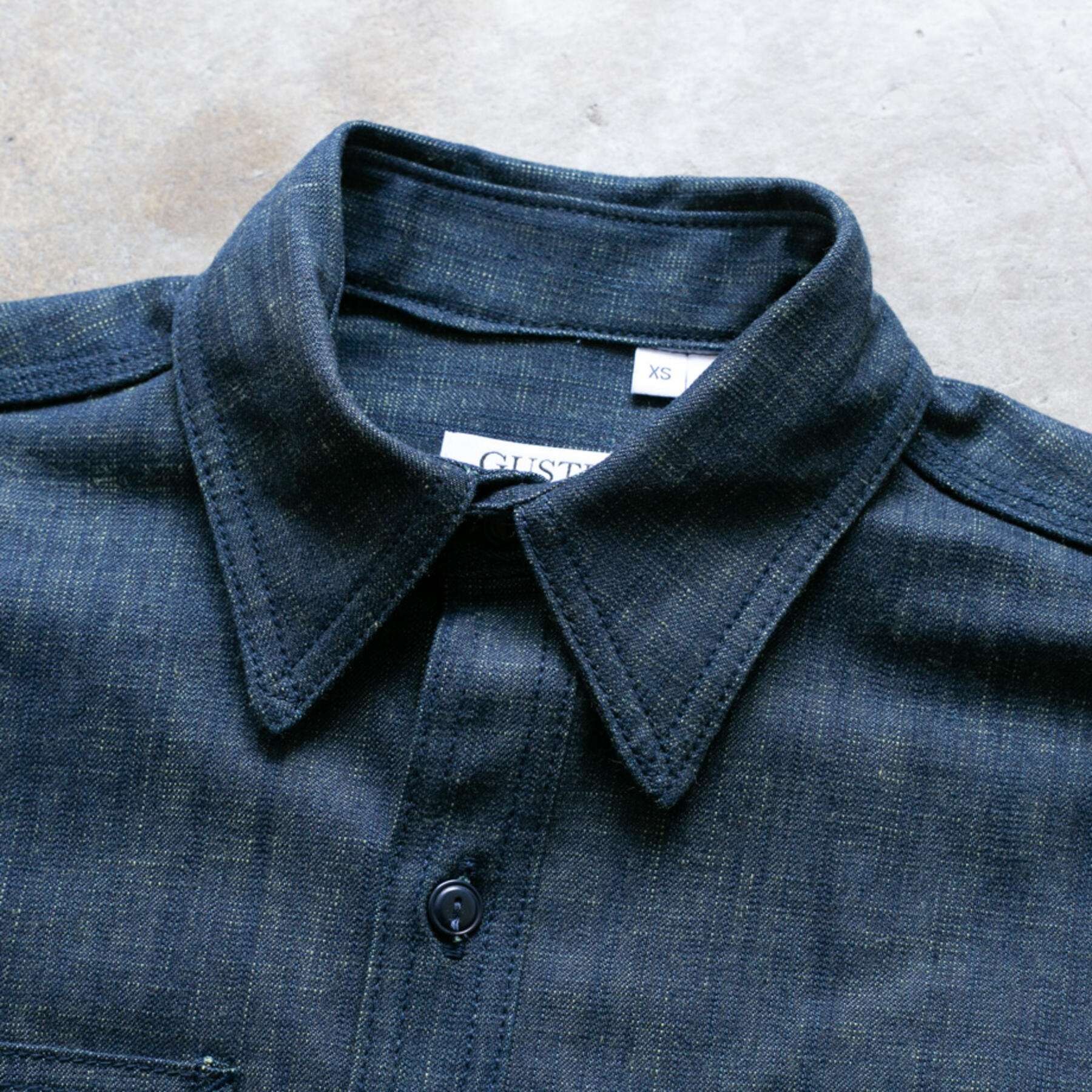 gustin #122 indigo acid workshirt
