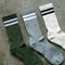 gustin usa merino wool gym sock 3 pack (army, stone, natural)