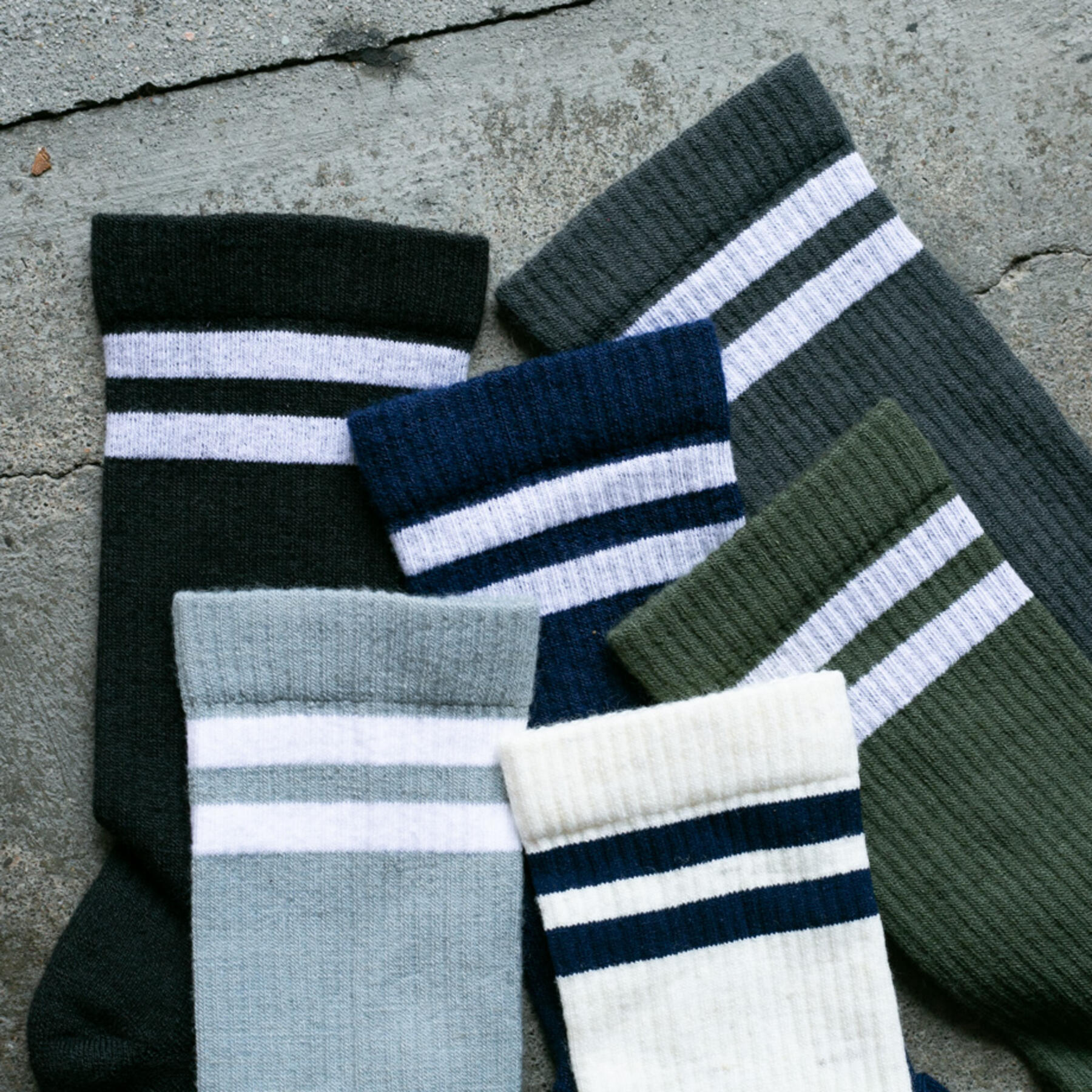 gustin usa merino wool gym sock 6 pack