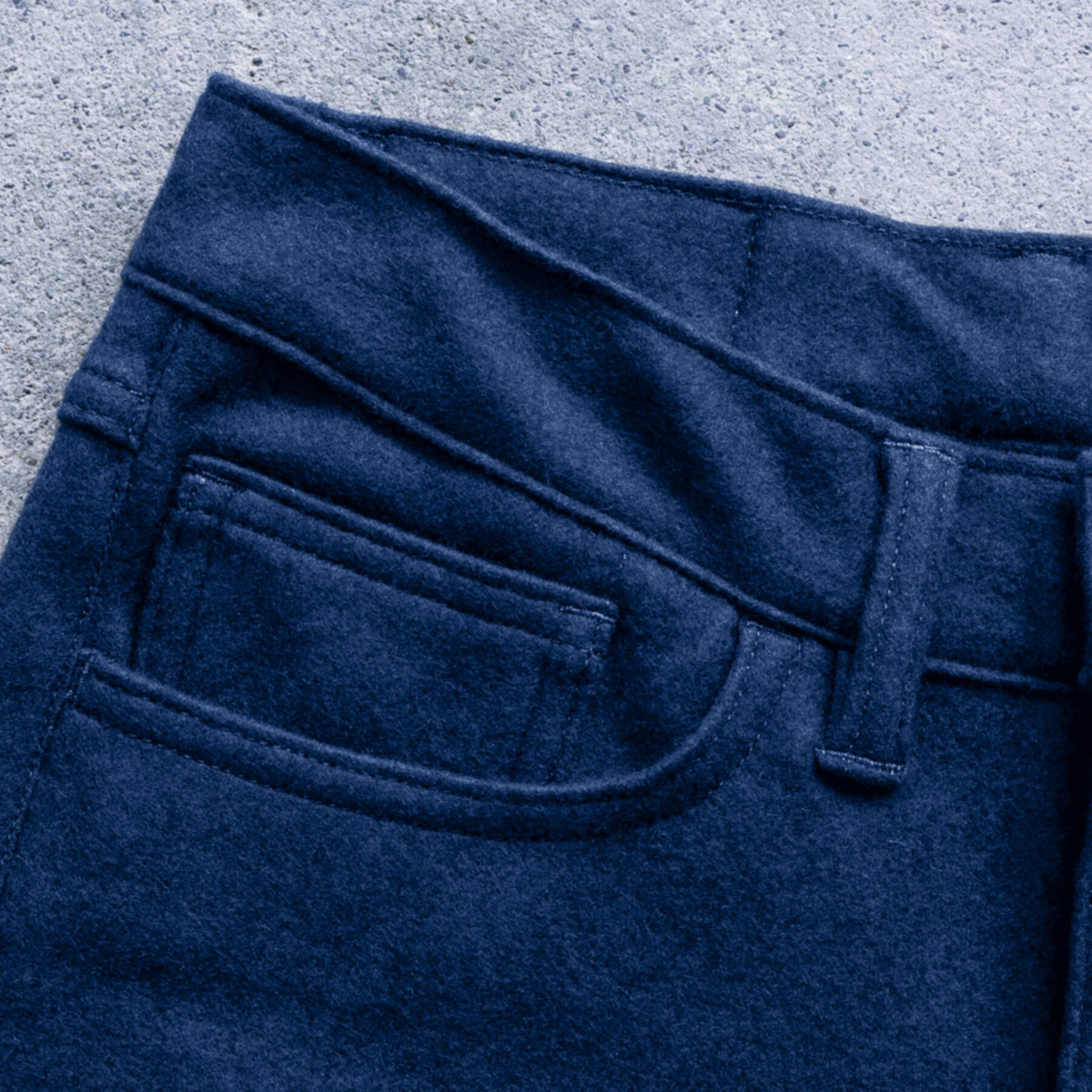 gustin #233 lambswool 5 pocket - navy