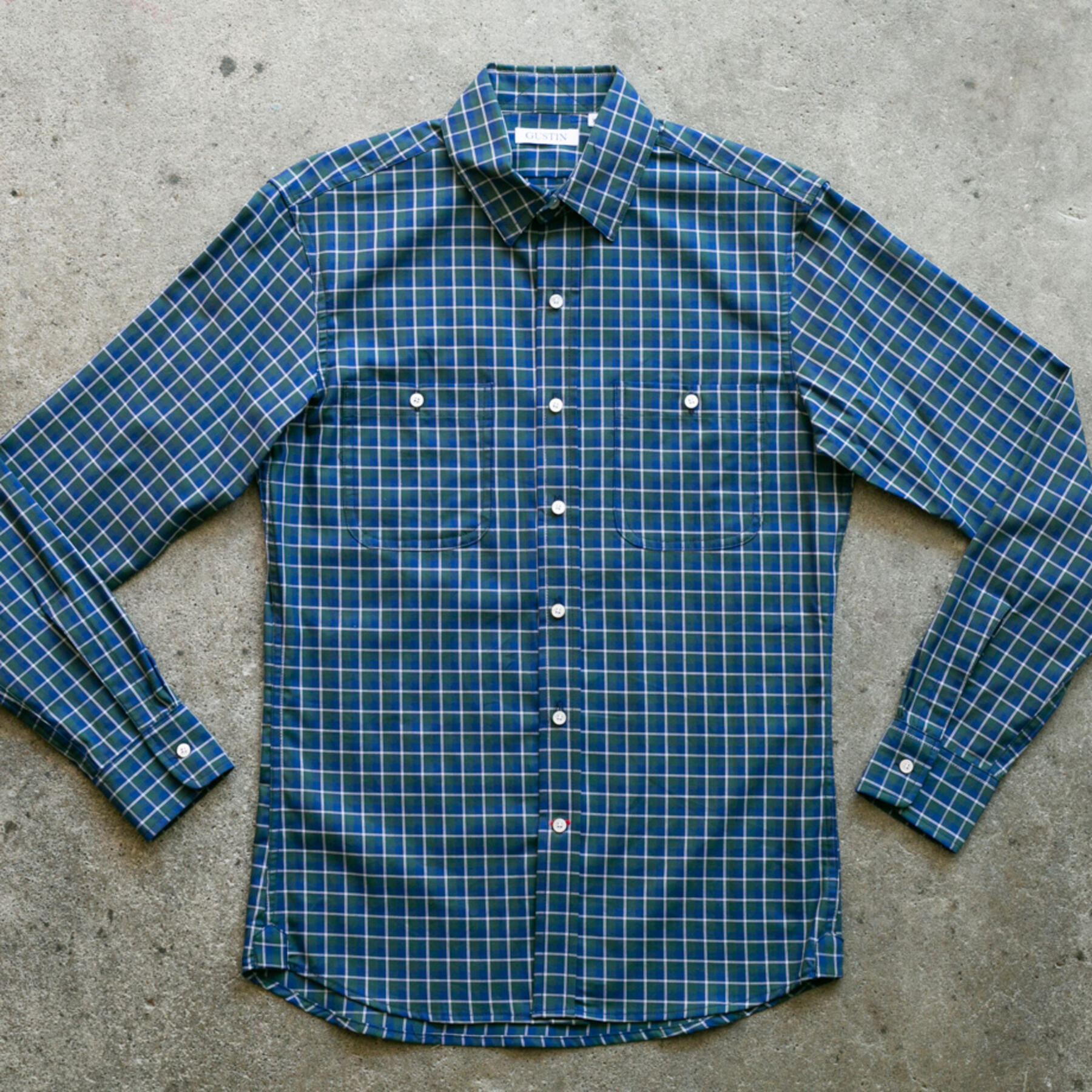 gustin #1033 military tartan - hunter navy