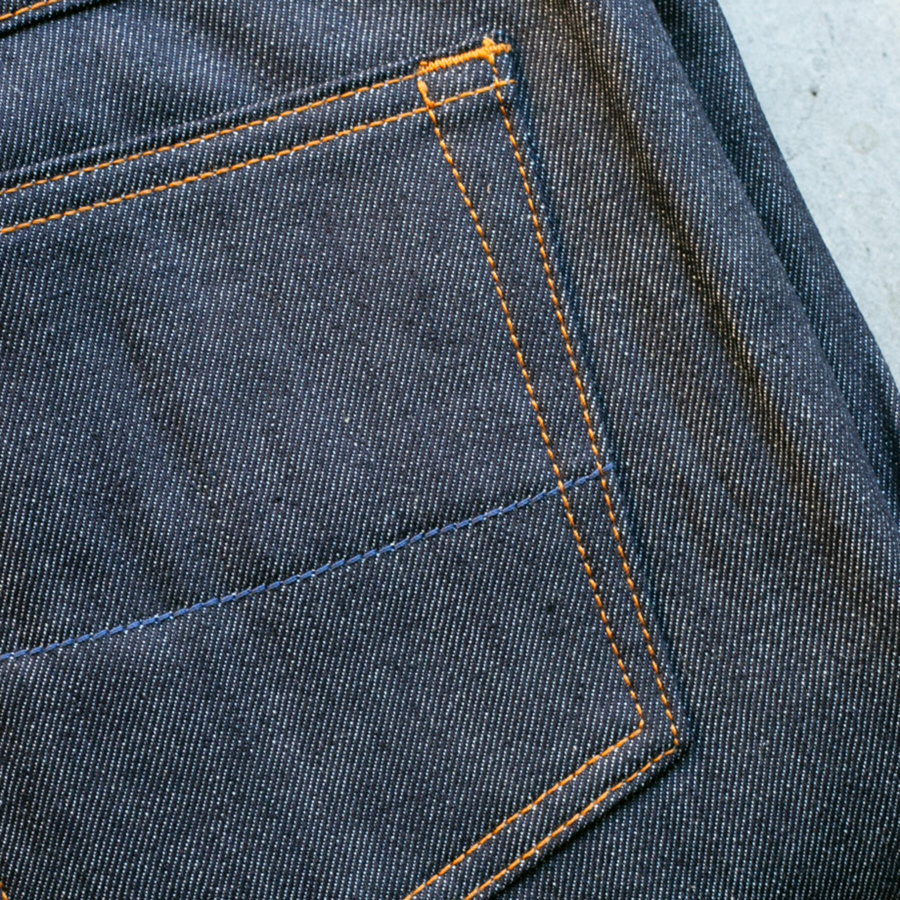 gustin #235 fleece denim - dark indigo