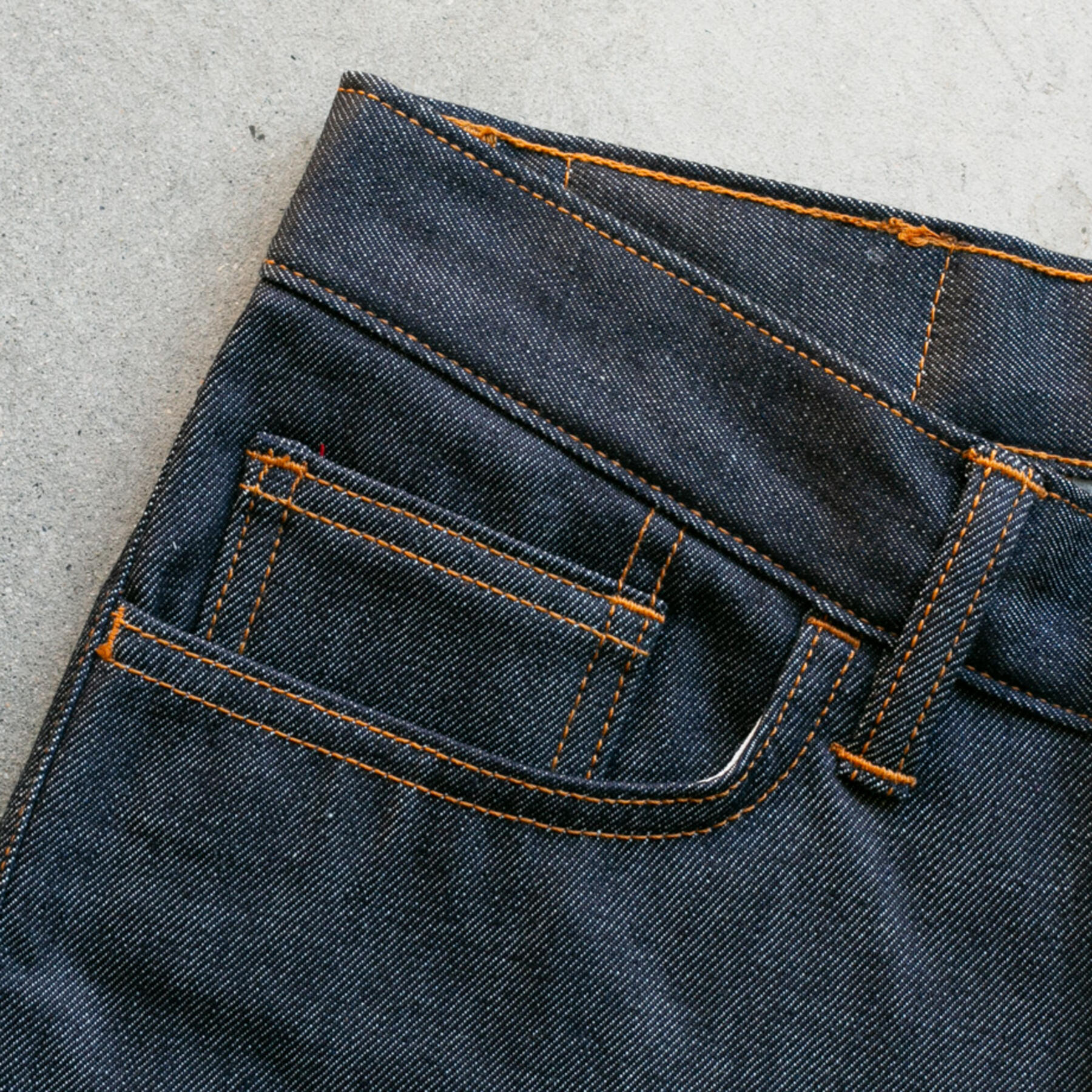 gustin #235 fleece denim - dark indigo