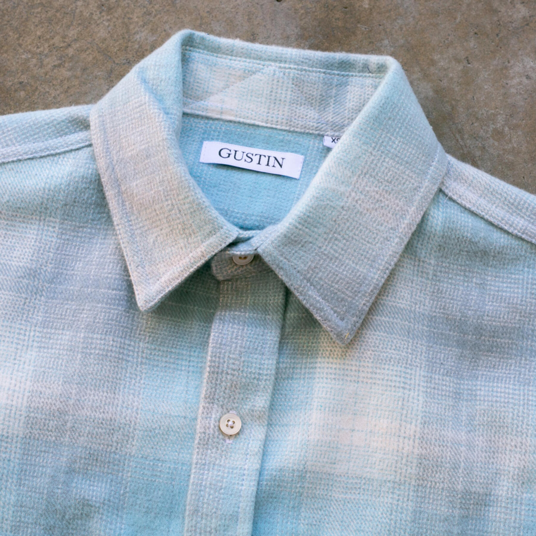 gustin #1039 woodsman flannel - sky