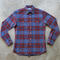 gustin #1037 woodsman flannel - cornflower