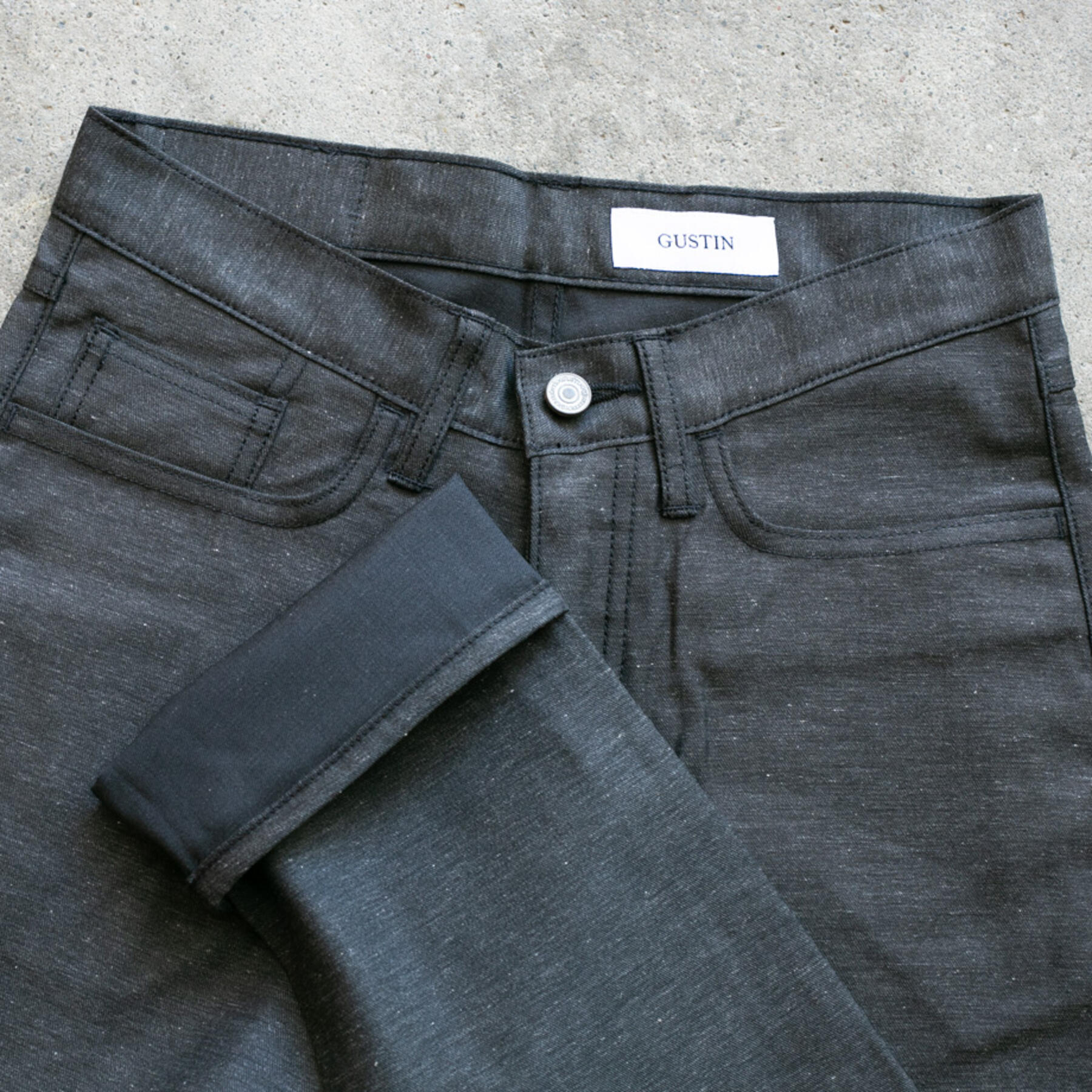 gustin #237 xblack 5 pocket - charcoal