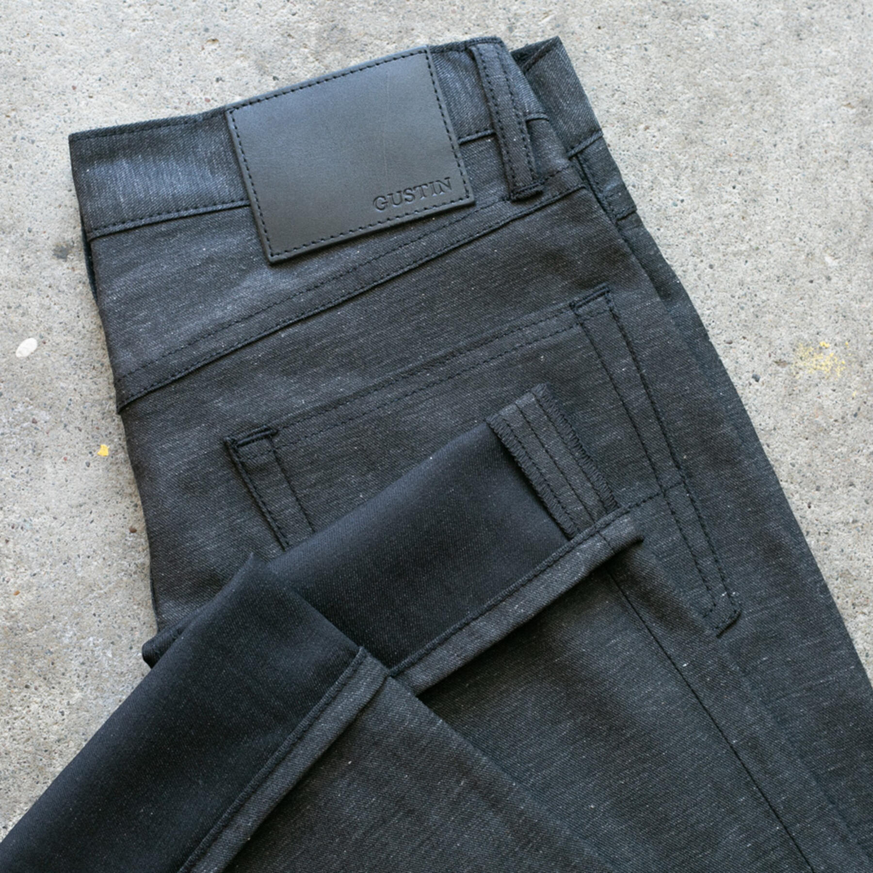gustin #237 xblack 5 pocket - charcoal